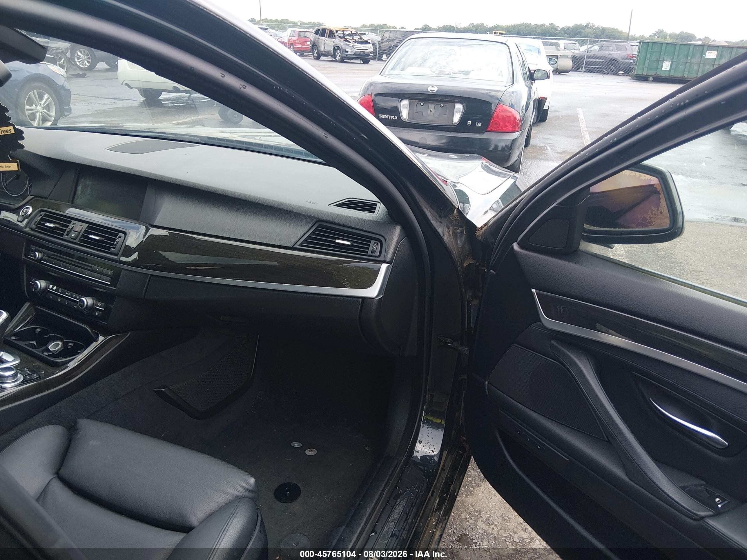 2012 Bmw 528i Xdrive Black vin: WBAXH5C50CDW07215