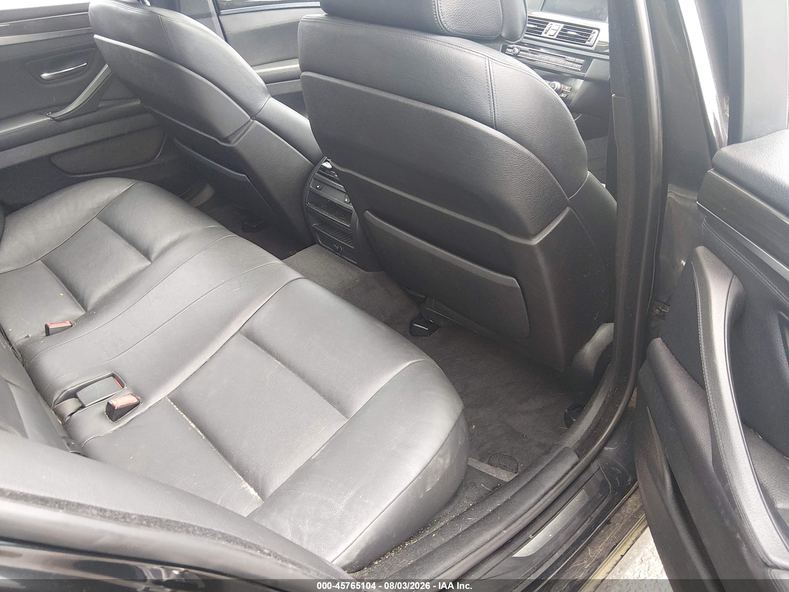2012 Bmw 528i Xdrive Black vin: WBAXH5C50CDW07215