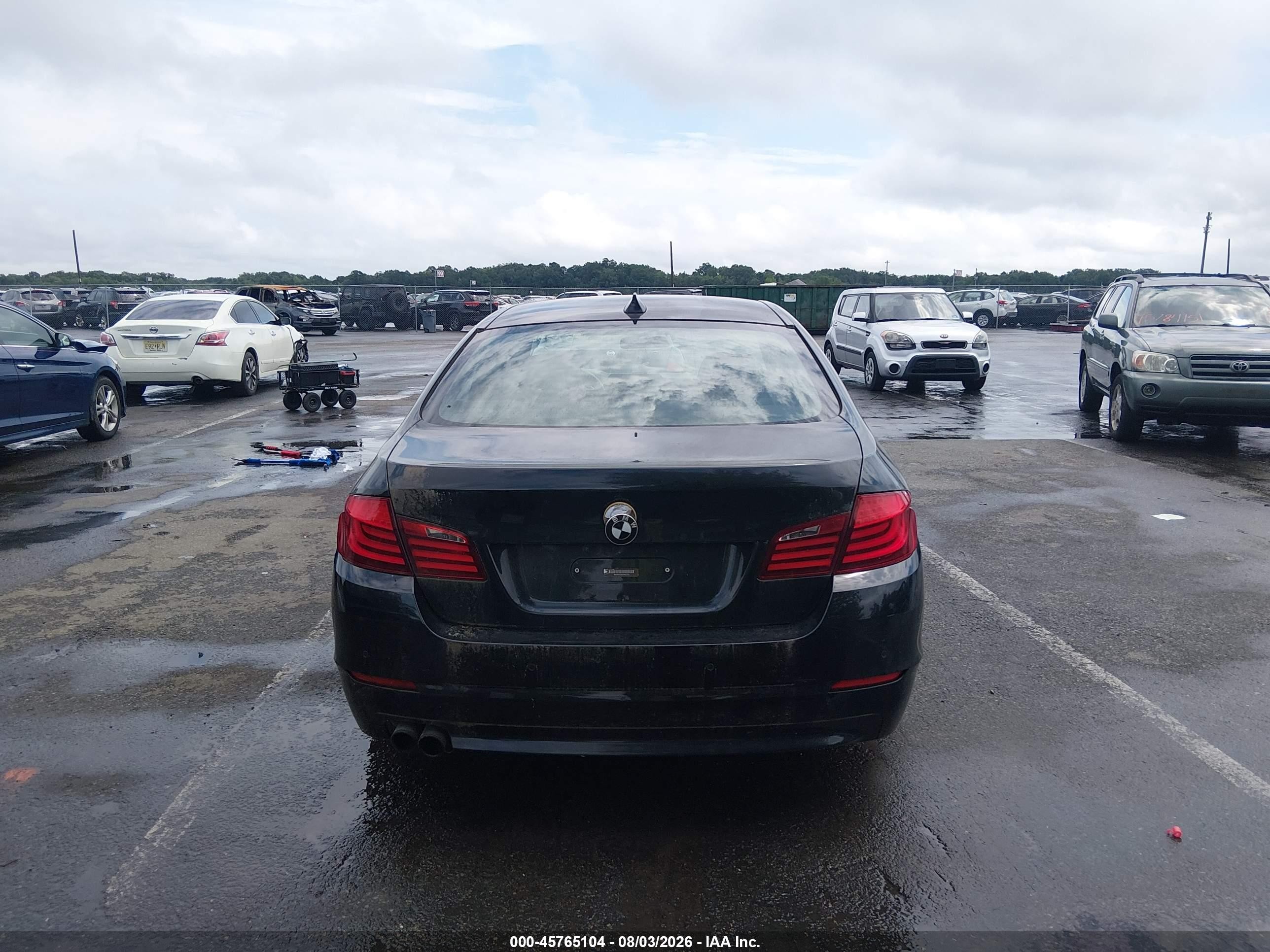 2012 Bmw 528i Xdrive Black vin: WBAXH5C50CDW07215