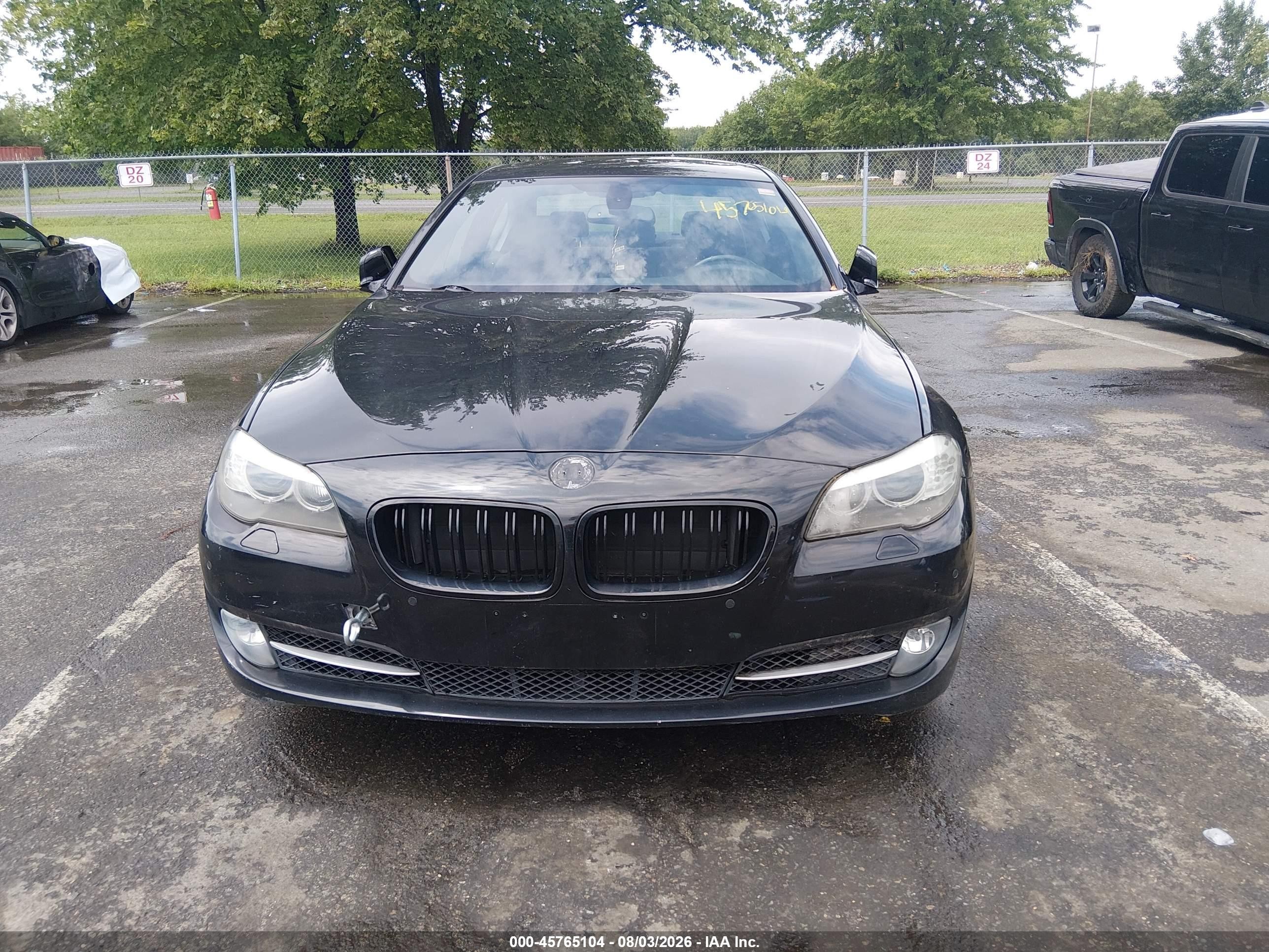 2012 Bmw 528i Xdrive Black vin: WBAXH5C50CDW07215