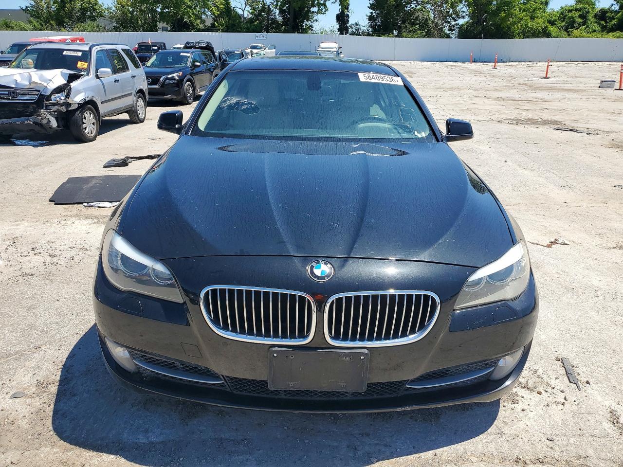 2012 Bmw 528 Xi Black vin: WBAXH5C50CDW10521
