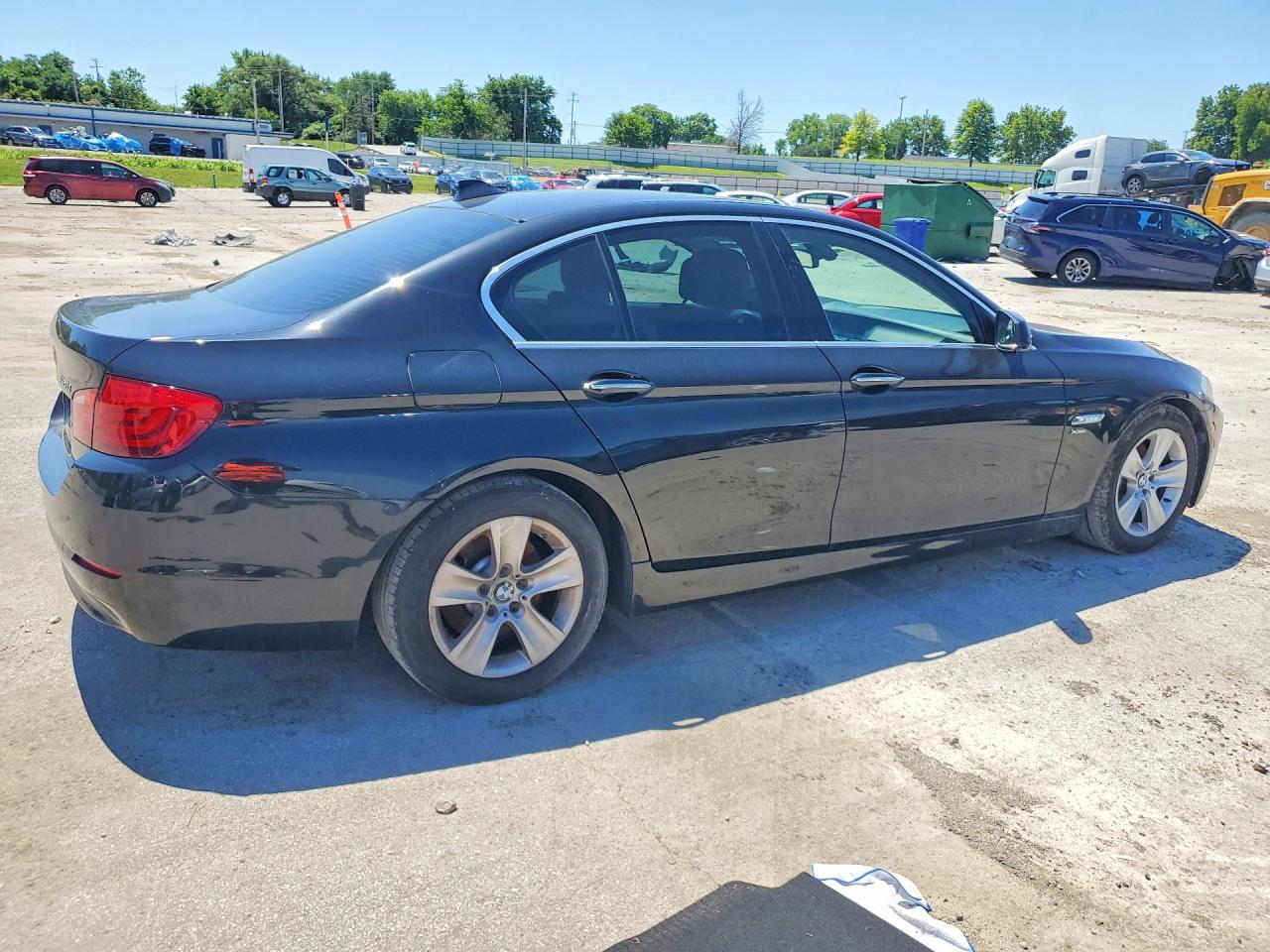 2012 Bmw 528 Xi Black vin: WBAXH5C50CDW10521