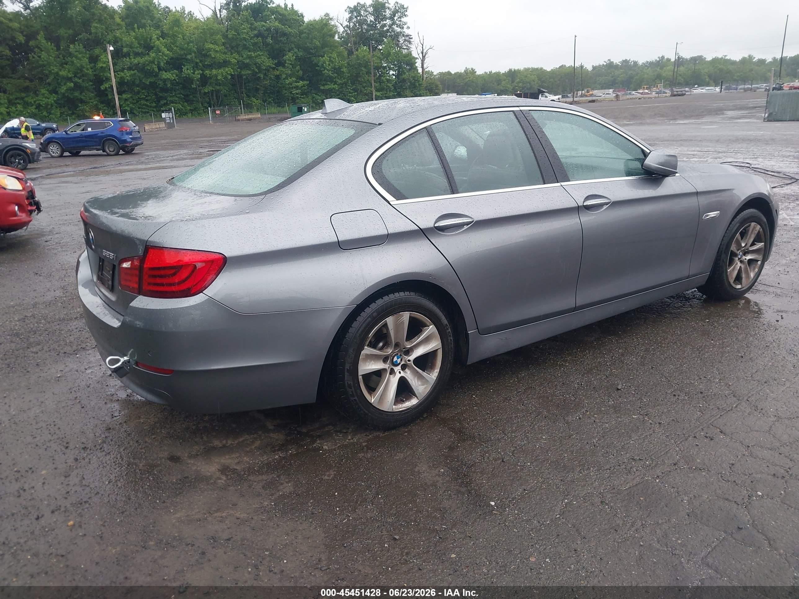 2013 Bmw 528i Xdrive Gray vin: WBAXH5C50DD110215