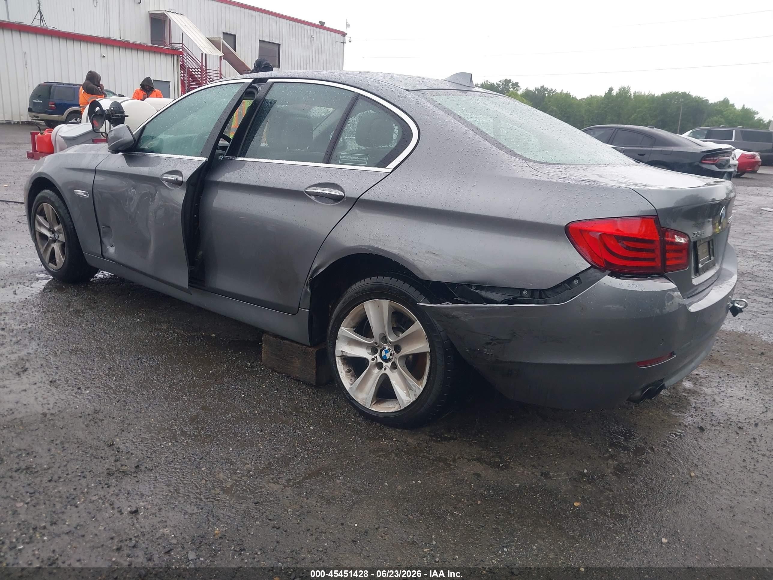 2013 Bmw 528i Xdrive Gray vin: WBAXH5C50DD110215