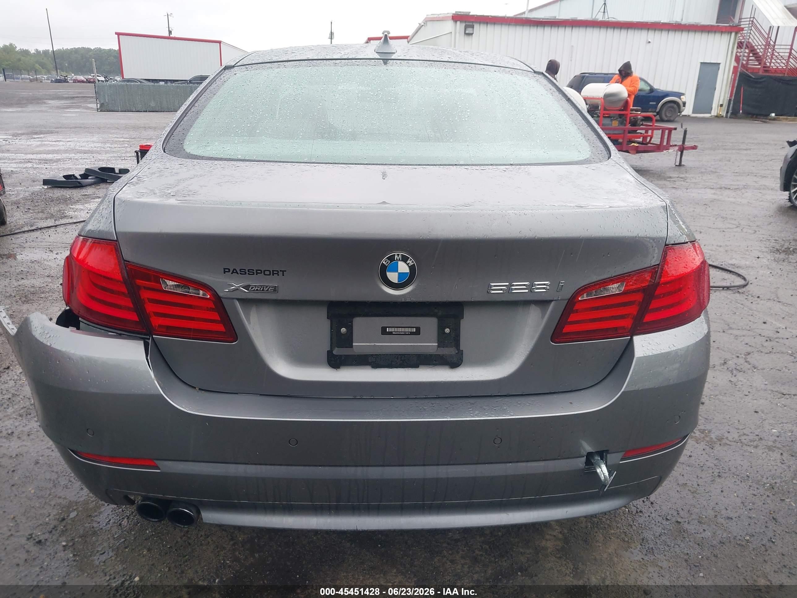 2013 Bmw 528i Xdrive Gray vin: WBAXH5C50DD110215