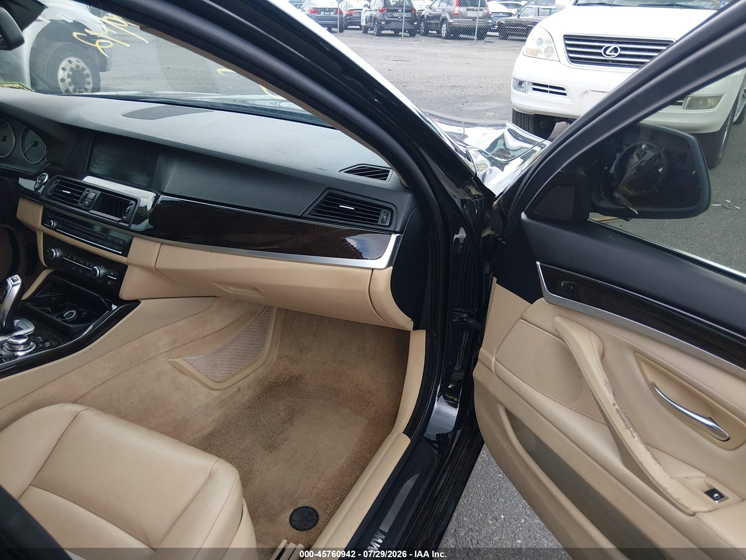2013 Bmw 528i Xdrive Black vin: WBAXH5C50DD114801