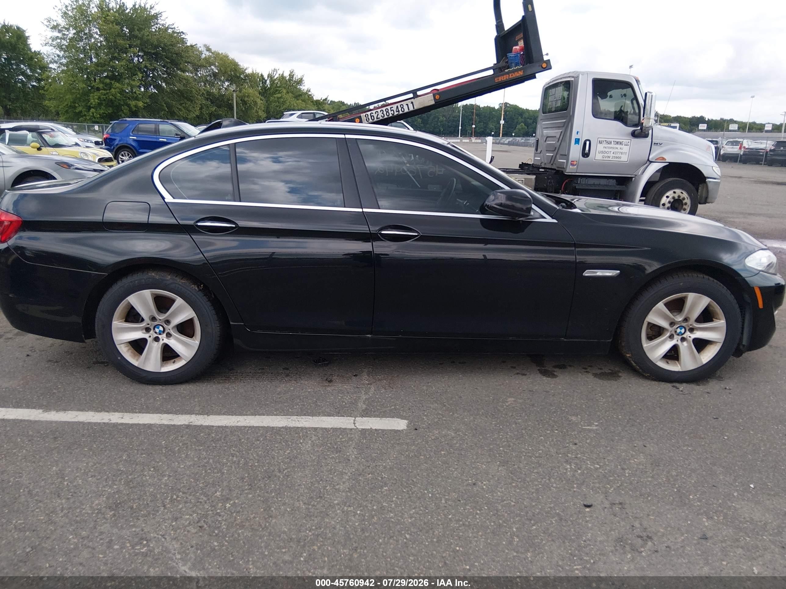 2013 Bmw 528i Xdrive Black vin: WBAXH5C50DD114801