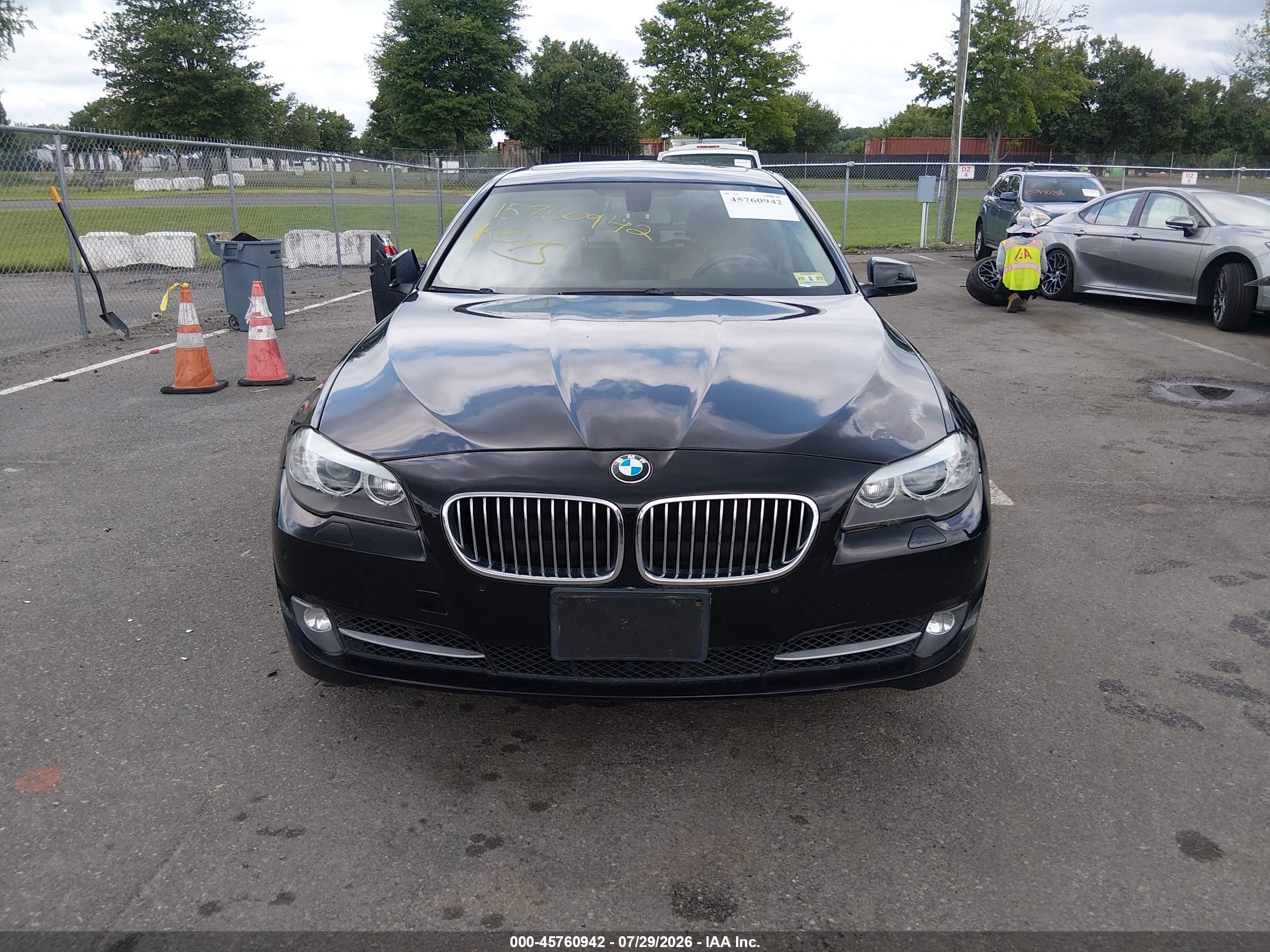 2013 Bmw 528i Xdrive Black vin: WBAXH5C50DD114801