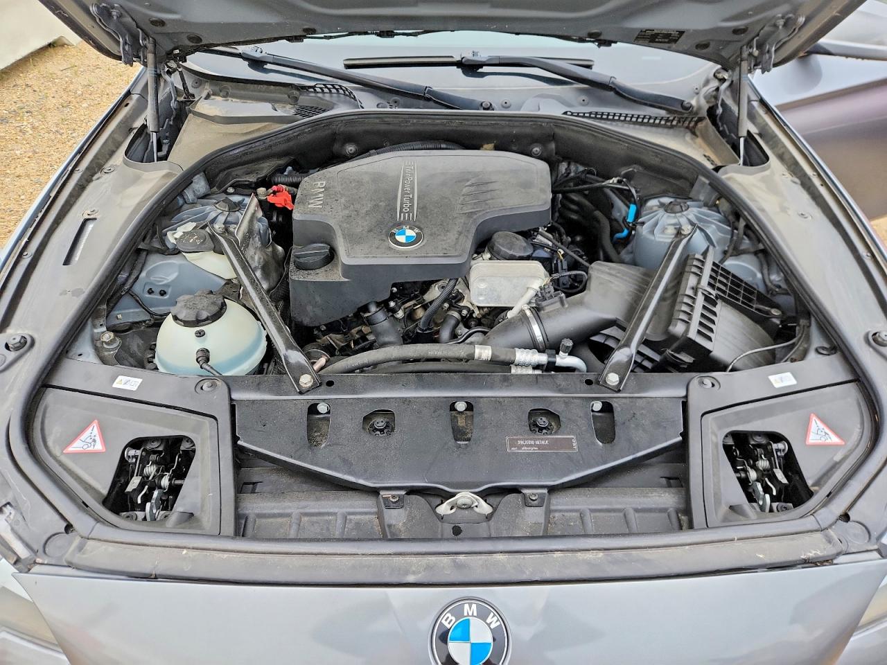 2012 Bmw 528 Xi Gray vin: WBAXH5C51CDW03027