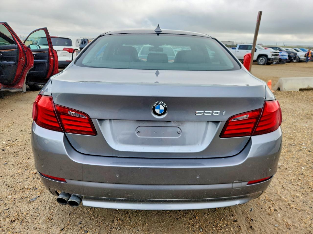 2012 Bmw 528 Xi Gray vin: WBAXH5C51CDW03027