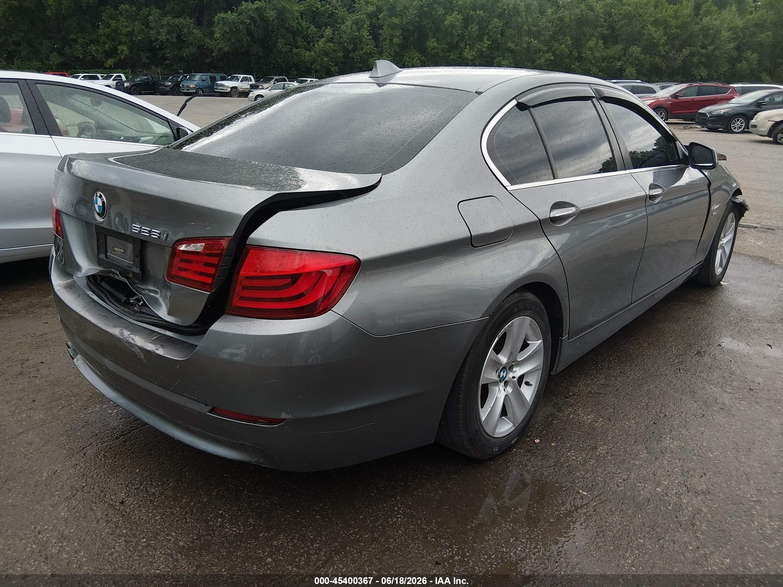 2012 Bmw 528i Xdrive Gray vin: WBAXH5C51CDW06445