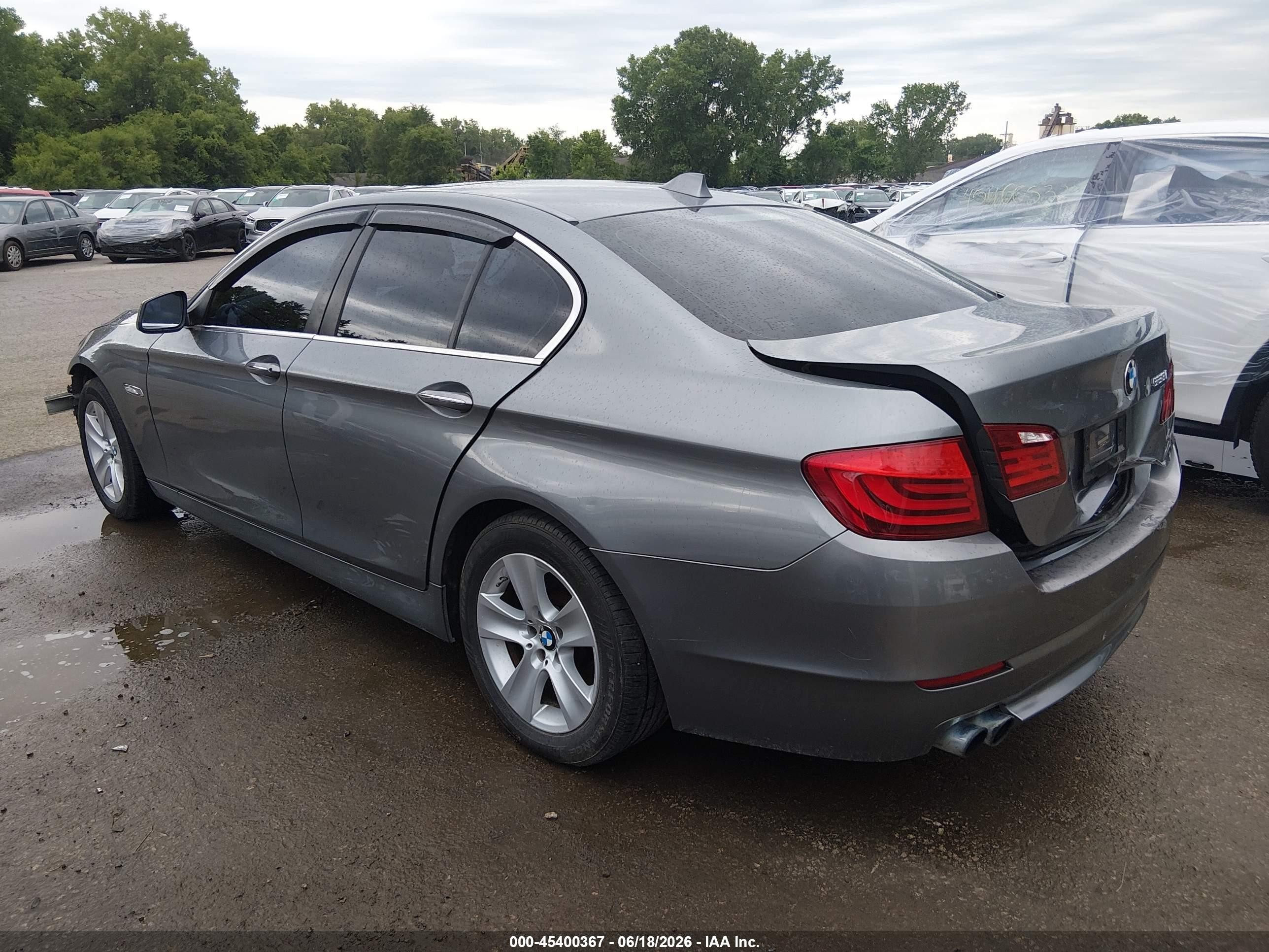 2012 Bmw 528i Xdrive Gray vin: WBAXH5C51CDW06445