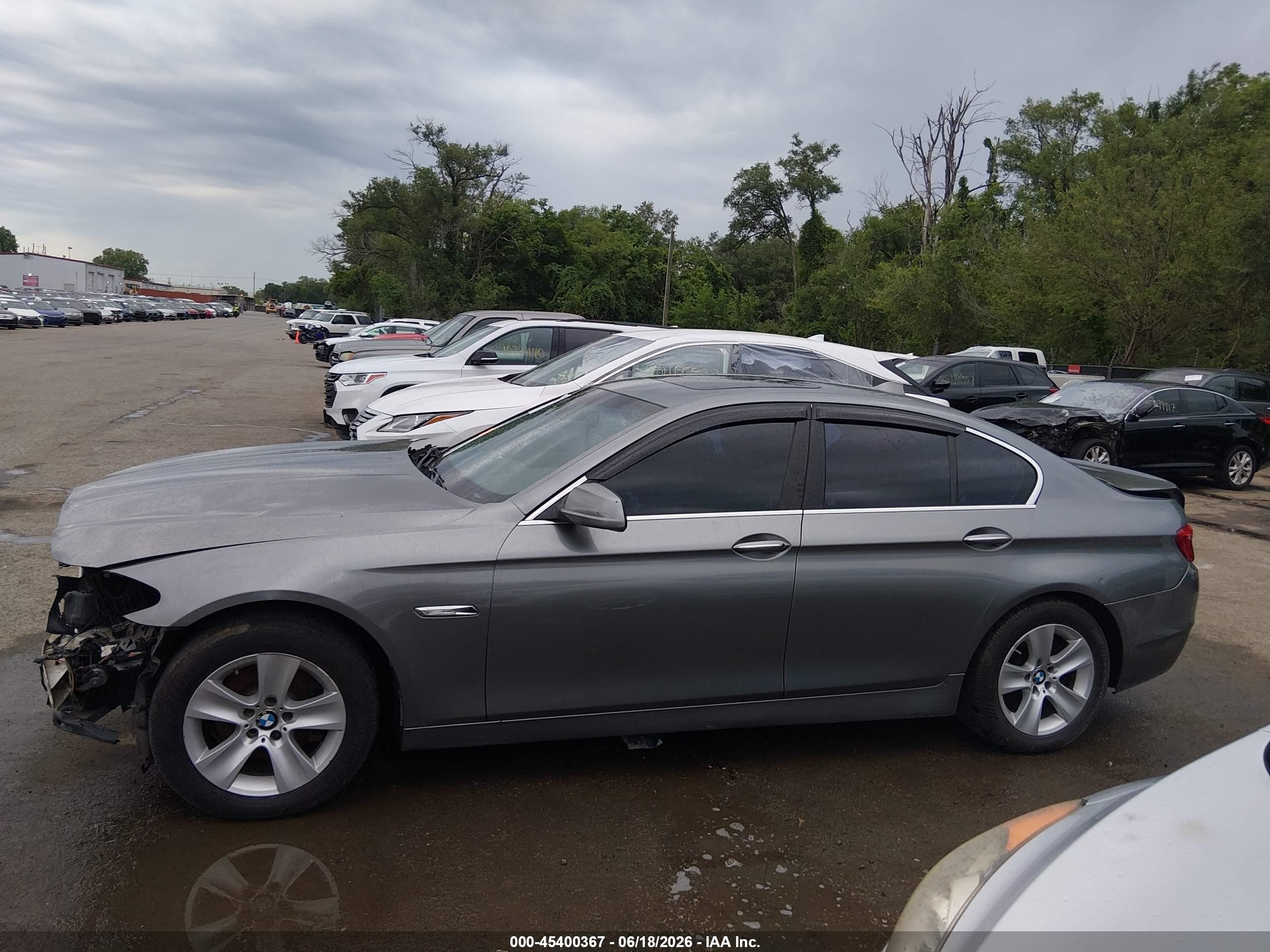 2012 Bmw 528i Xdrive Gray vin: WBAXH5C51CDW06445