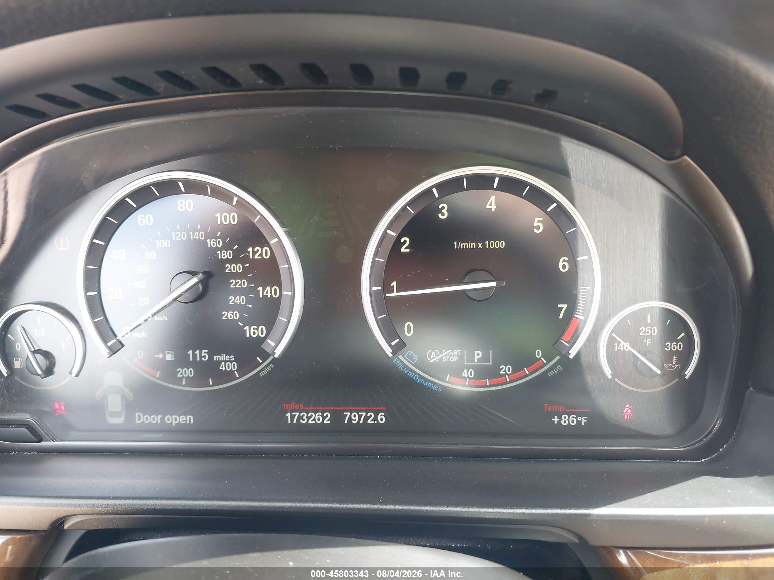2013 Bmw 528i Xdrive Gray vin: WBAXH5C51DD111499