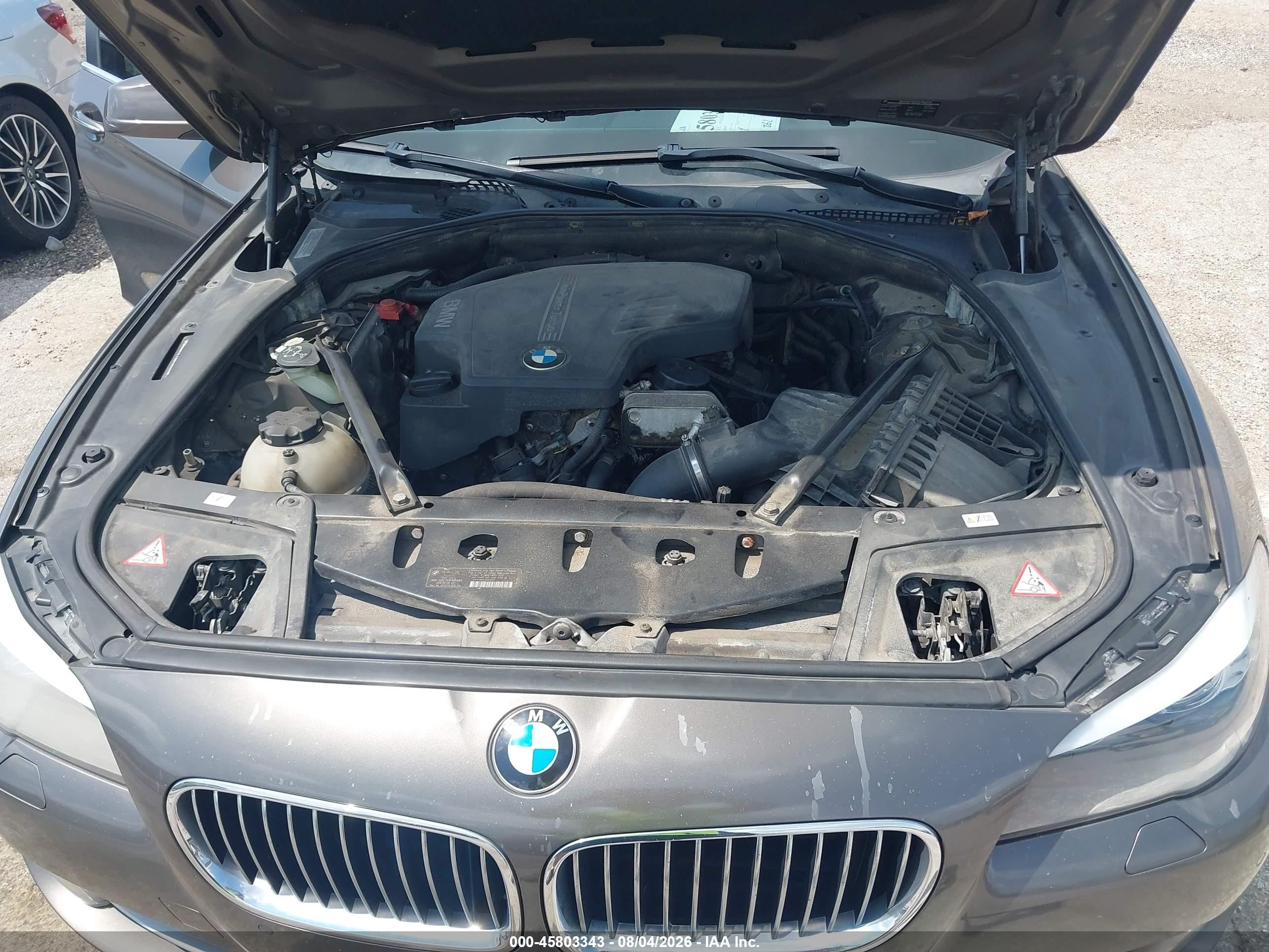 2013 Bmw 528i Xdrive Gray vin: WBAXH5C51DD111499