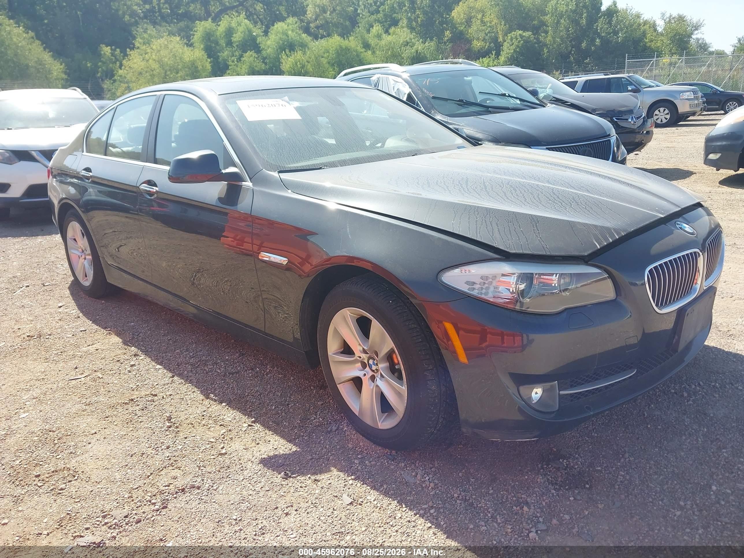 2013 Bmw 528i Xdrive Black vin: WBAXH5C51DD112040