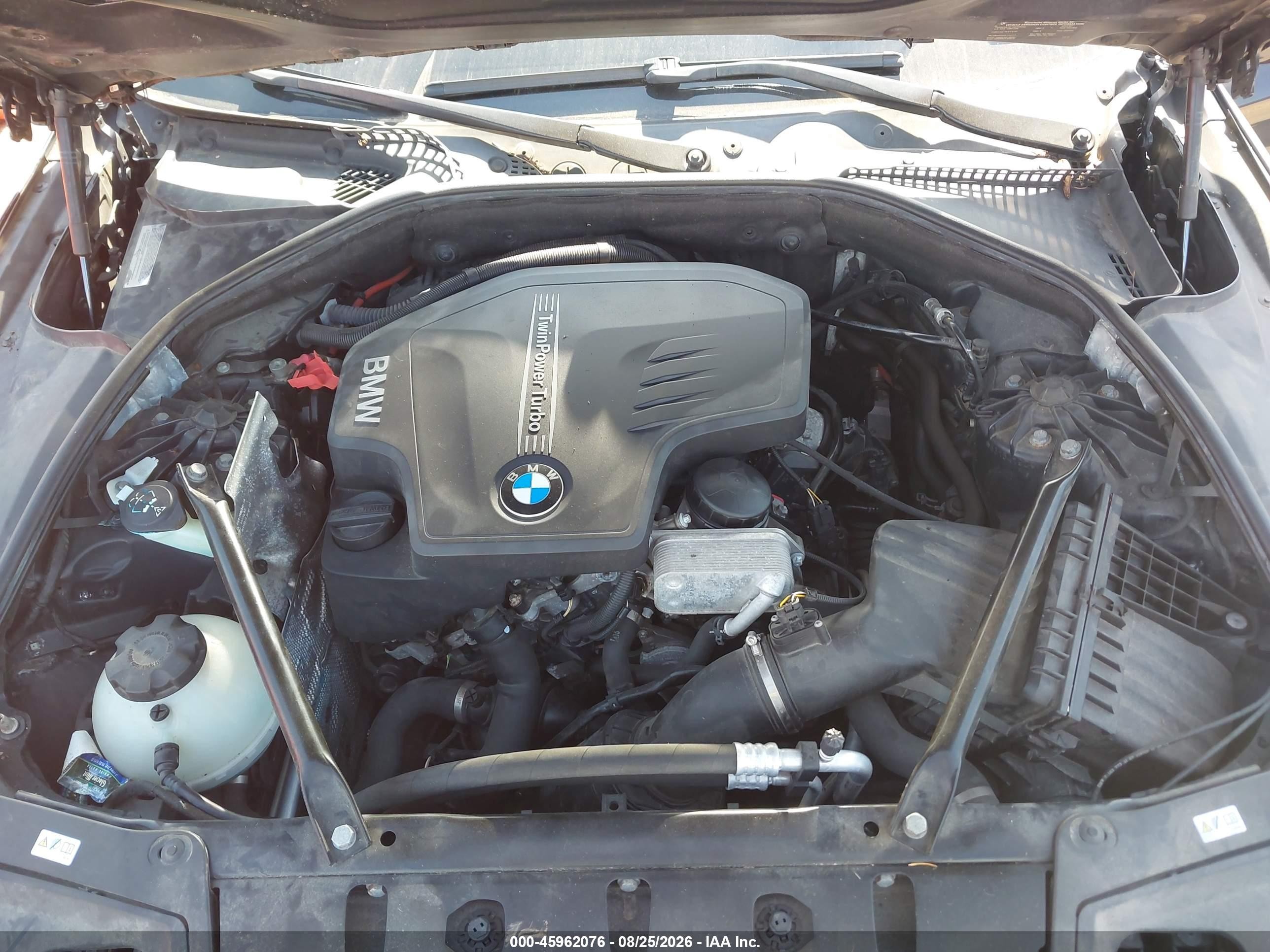 2013 Bmw 528i Xdrive Черный vin: WBAXH5C51DD112040