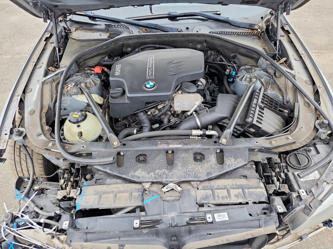 2012 Bmw 528 Xi Gray vin: WBAXH5C52CDW09340