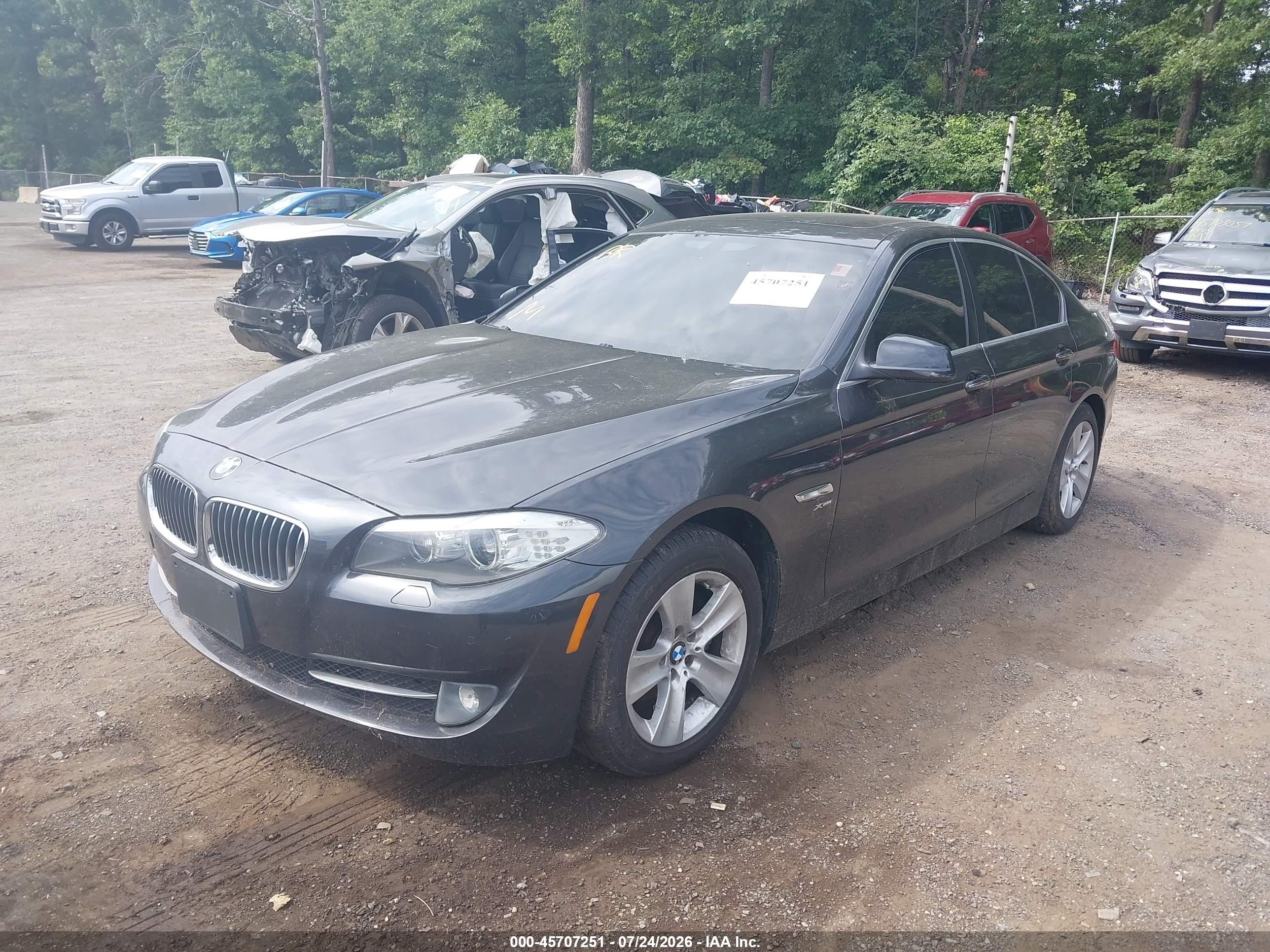 2012 Bmw 528i Xdrive Black vin: WBAXH5C52CDW11508