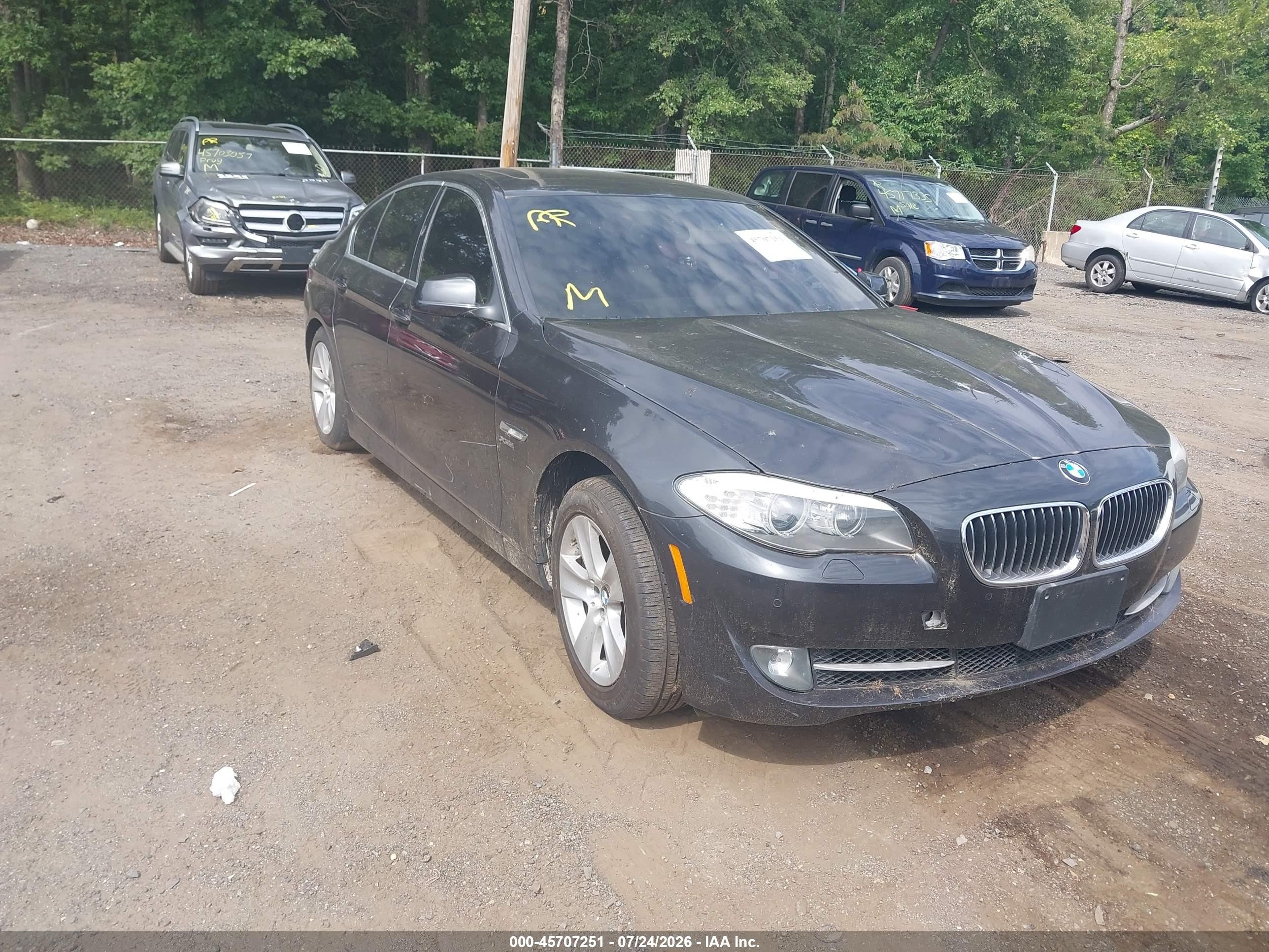 2012 Bmw 528i Xdrive Black vin: WBAXH5C52CDW11508