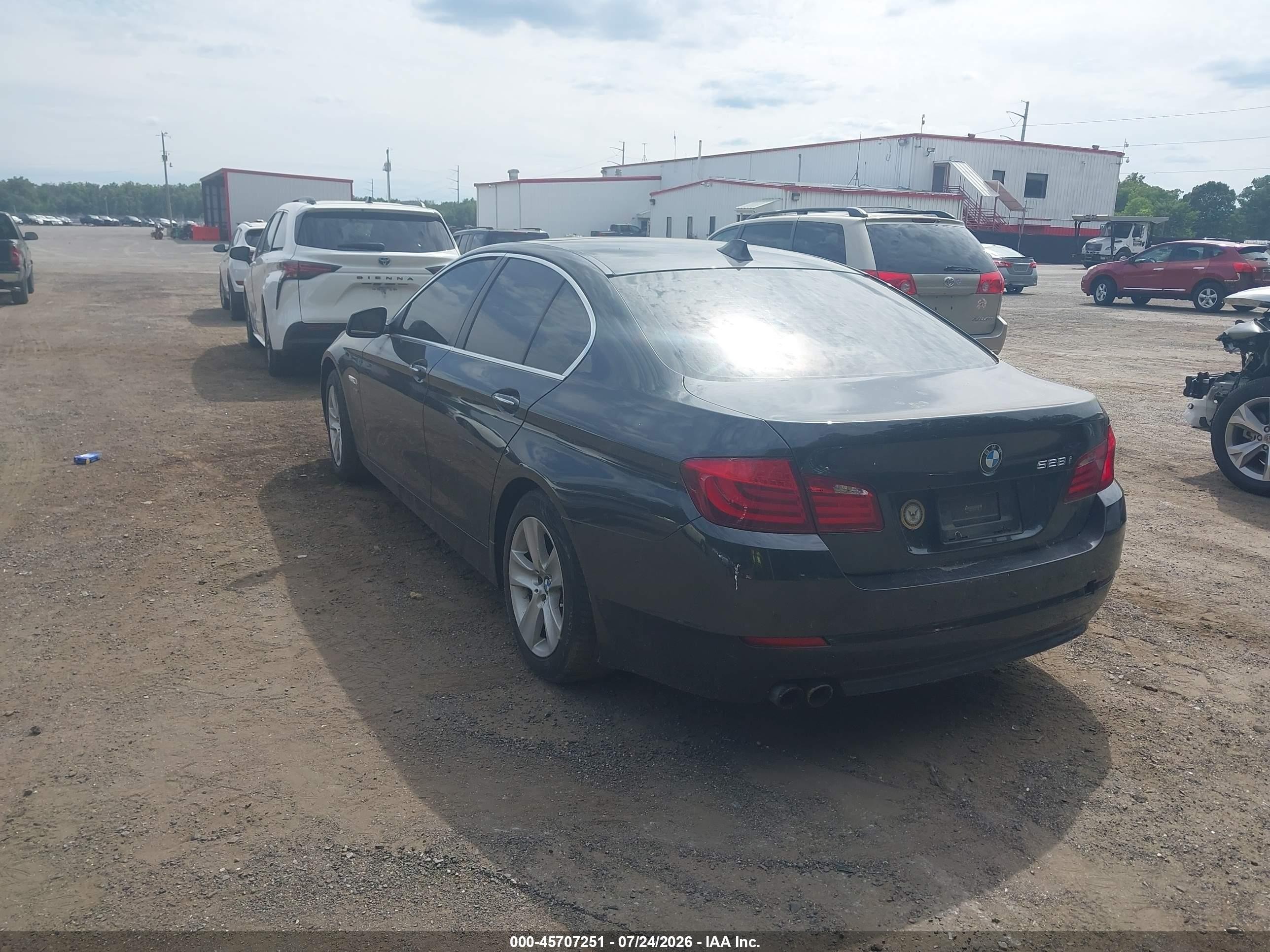 2012 Bmw 528i Xdrive Black vin: WBAXH5C52CDW11508