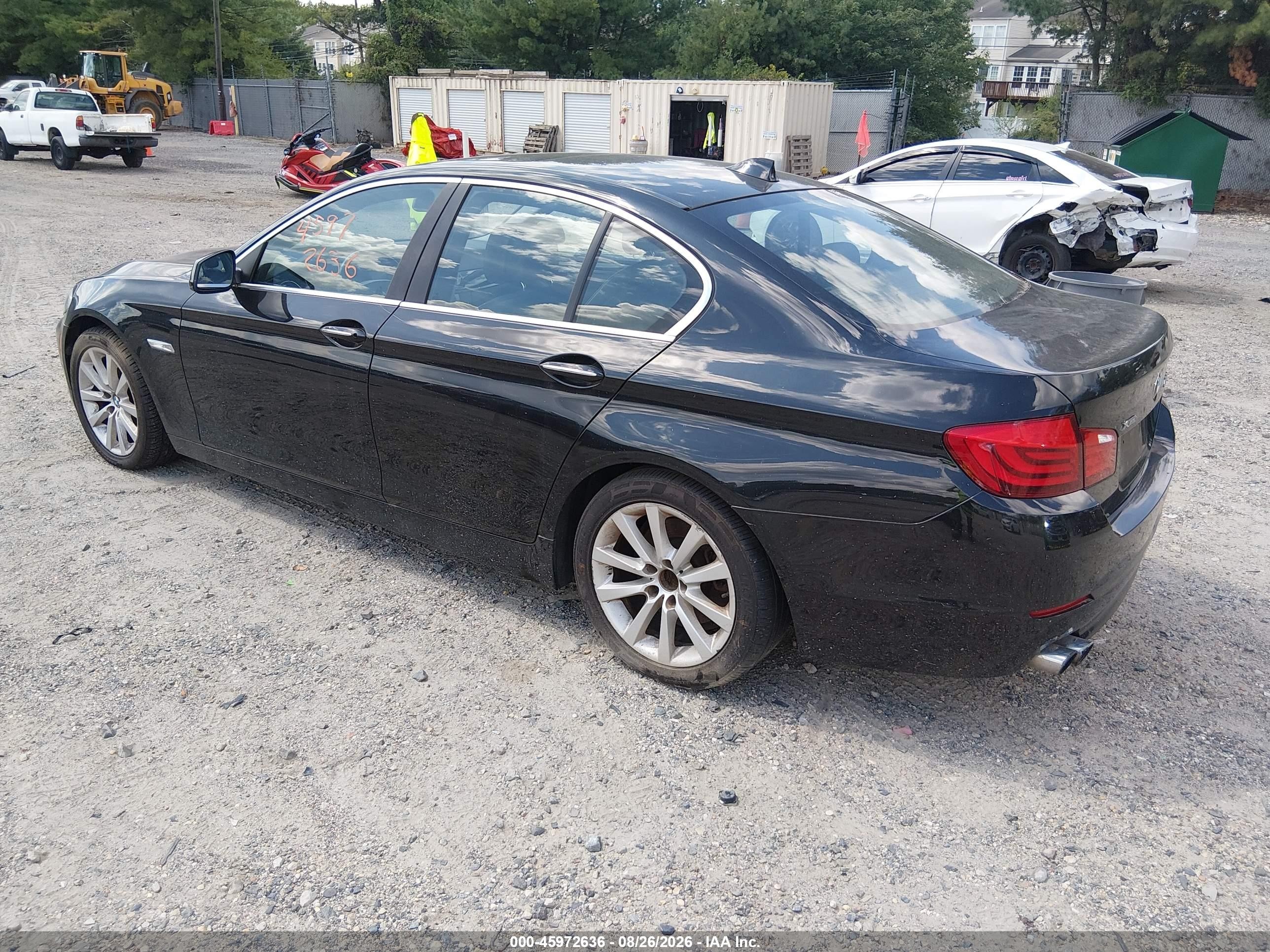 2013 Bmw 528i Xdrive Black vin: WBAXH5C52DD107574