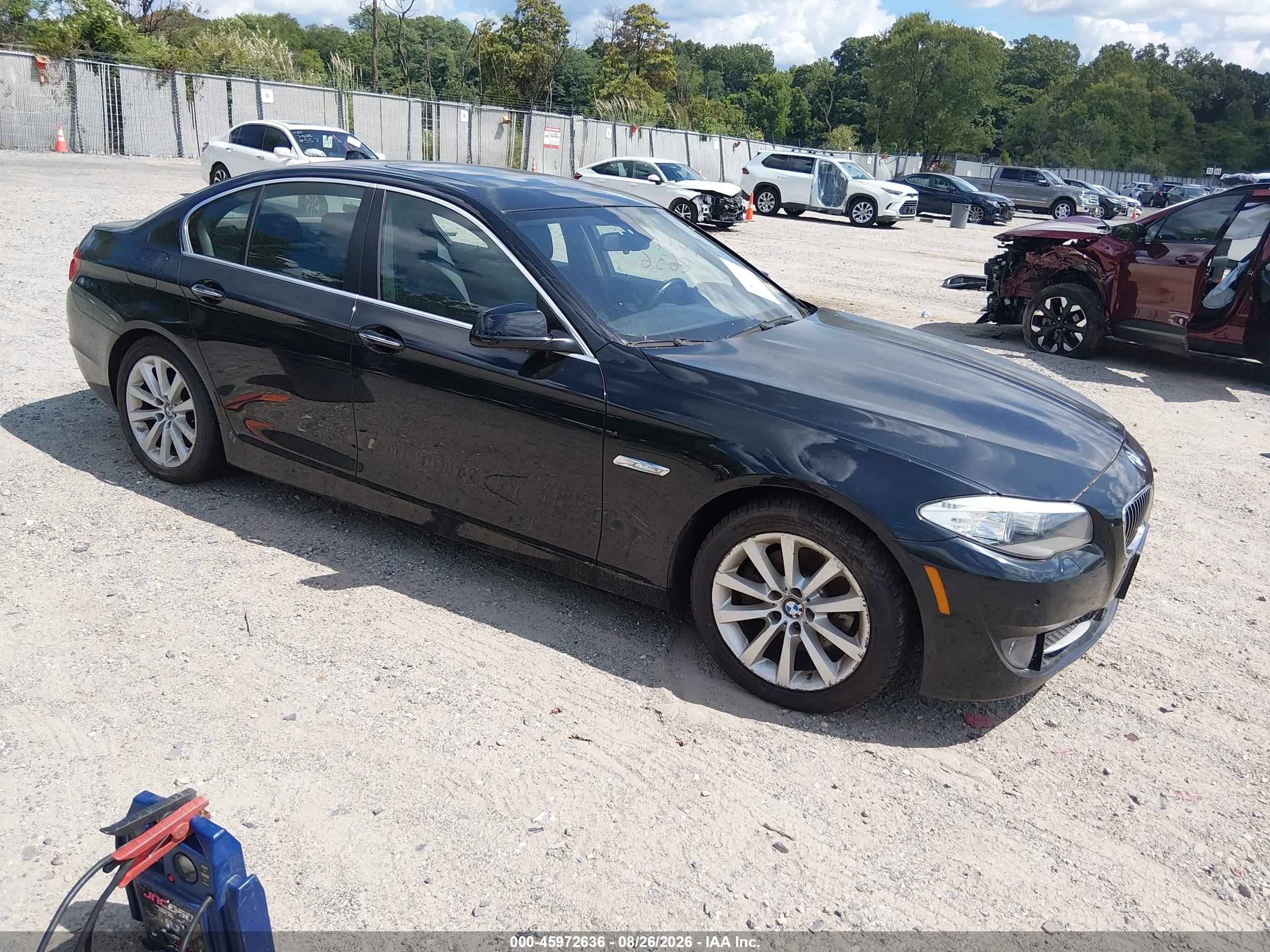 2013 Bmw 528i Xdrive Black vin: WBAXH5C52DD107574