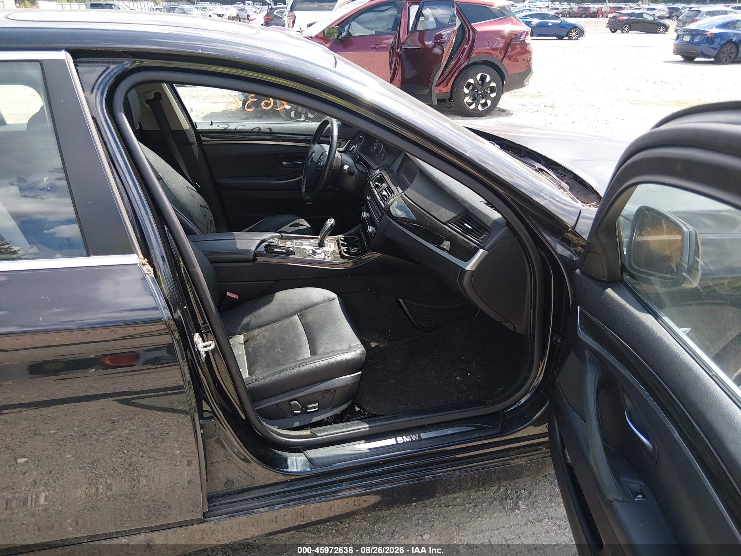 2013 Bmw 528i Xdrive Black vin: WBAXH5C52DD107574