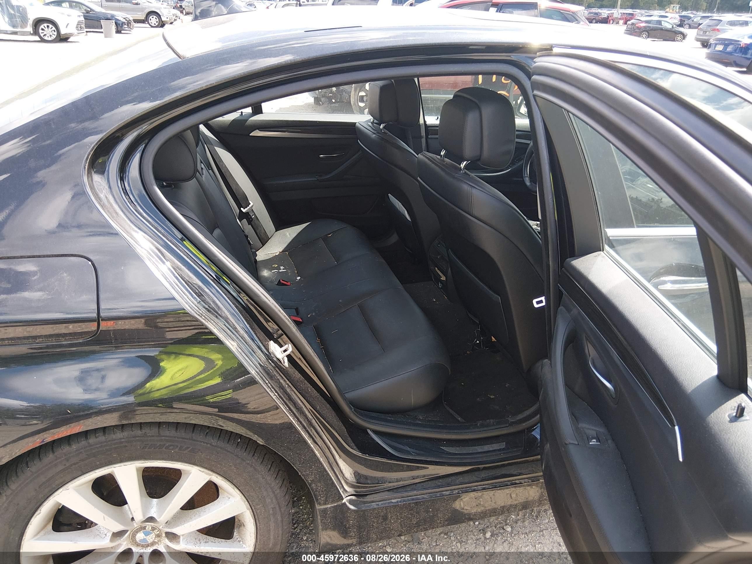 2013 Bmw 528i Xdrive Black vin: WBAXH5C52DD107574