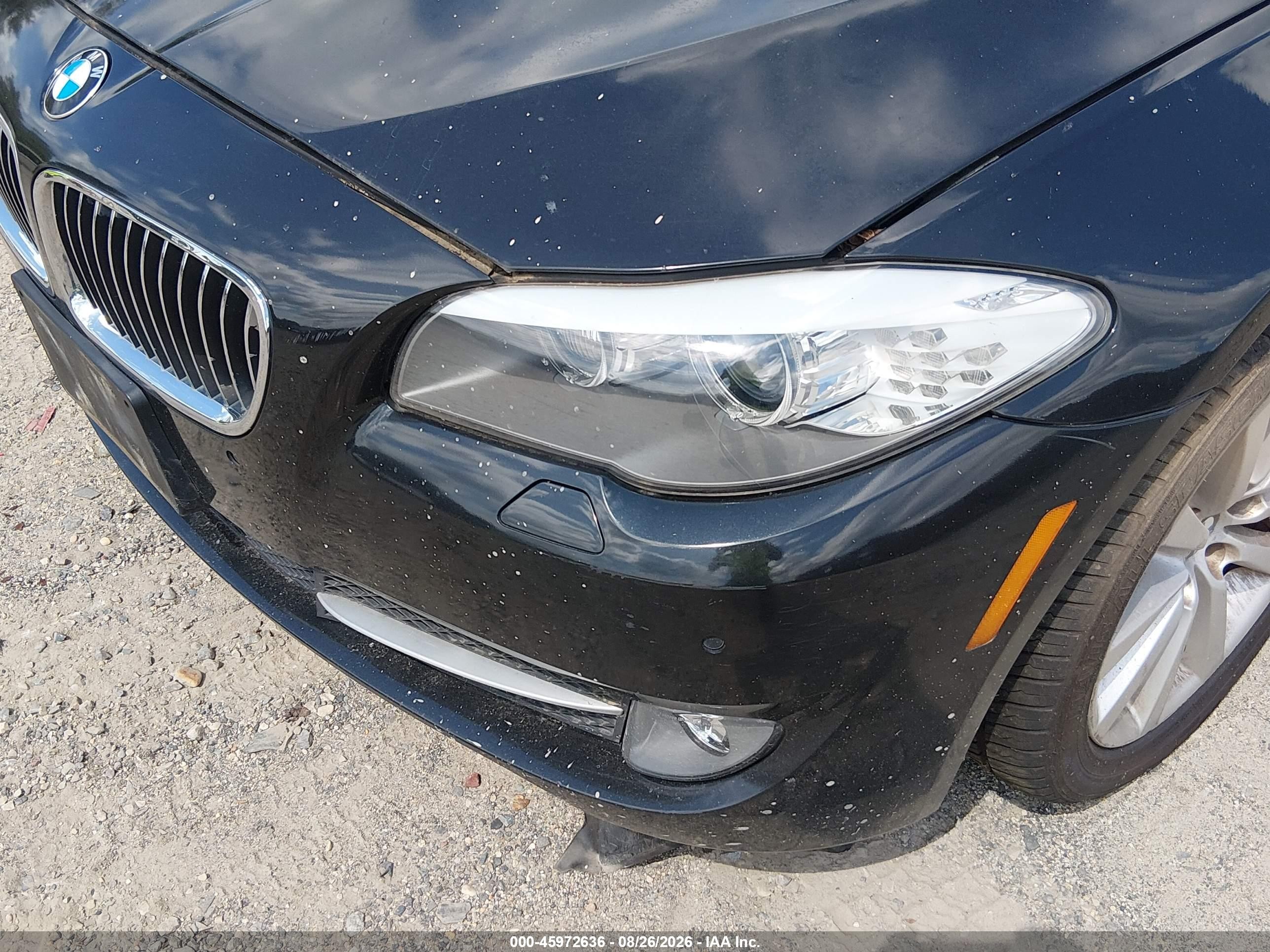 2013 Bmw 528i Xdrive Black vin: WBAXH5C52DD107574