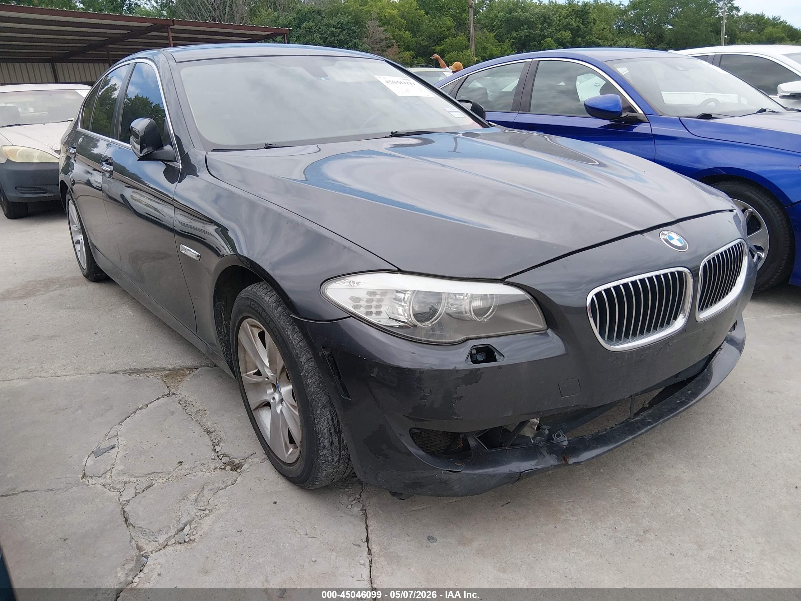 2013 Bmw 528i Xdrive Gray vin: WBAXH5C52DD109468