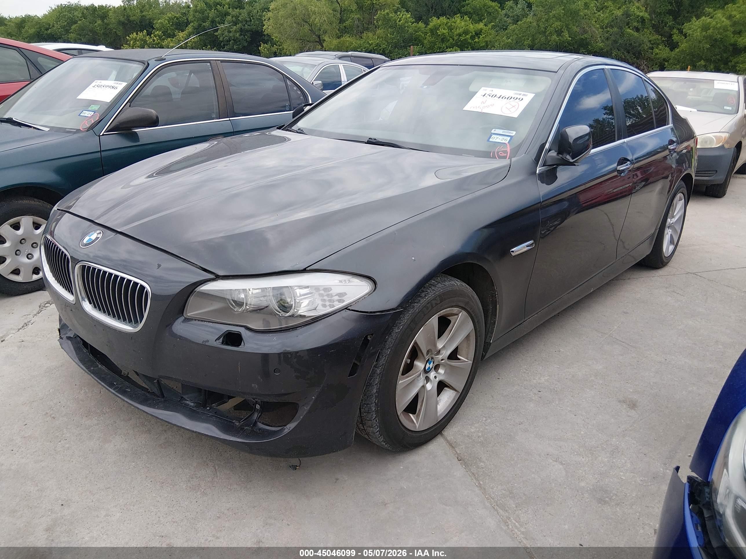 2013 Bmw 528i Xdrive Gray vin: WBAXH5C52DD109468