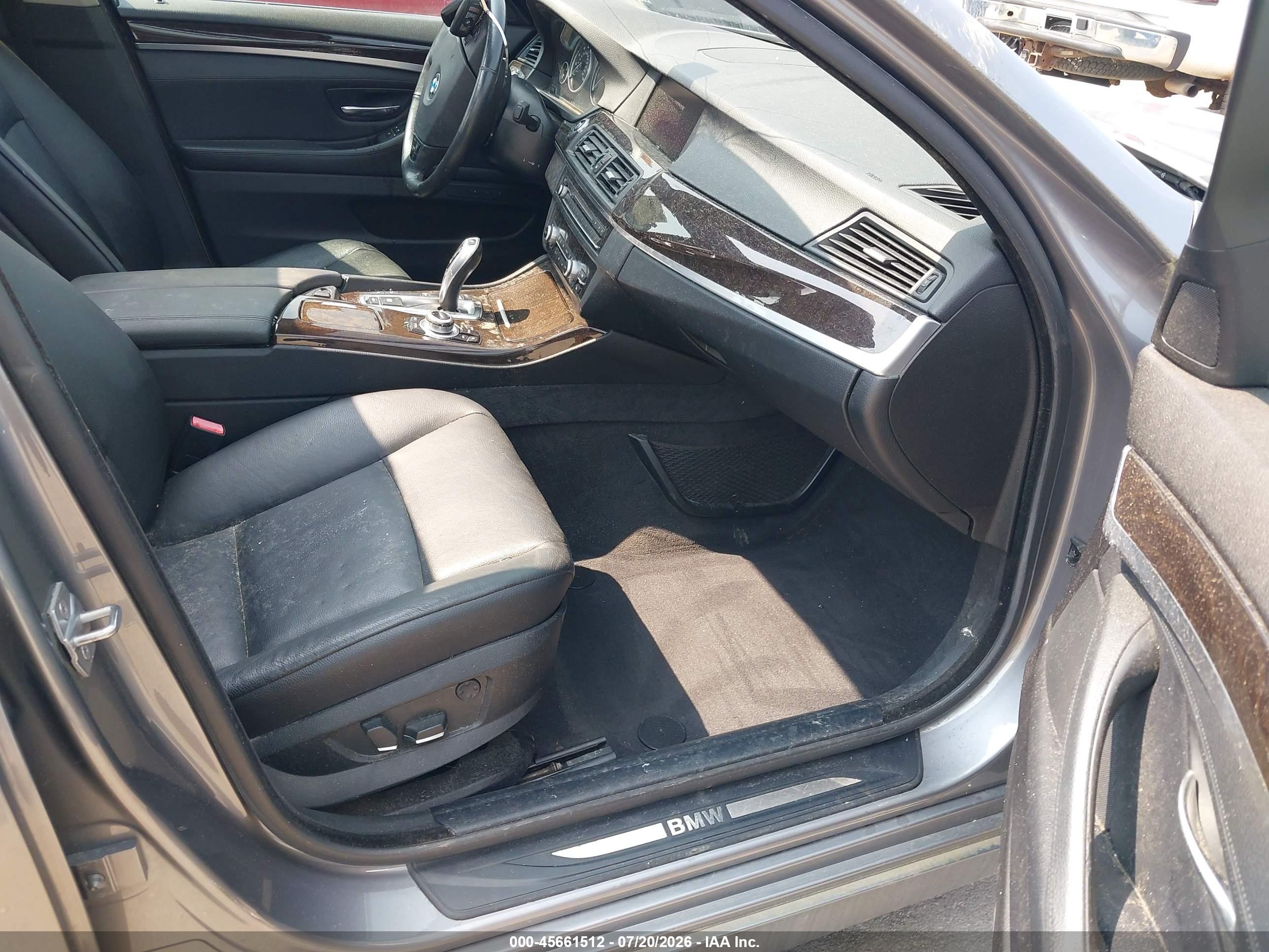 2013 Bmw 528i Xdrive Gray vin: WBAXH5C52DD112032