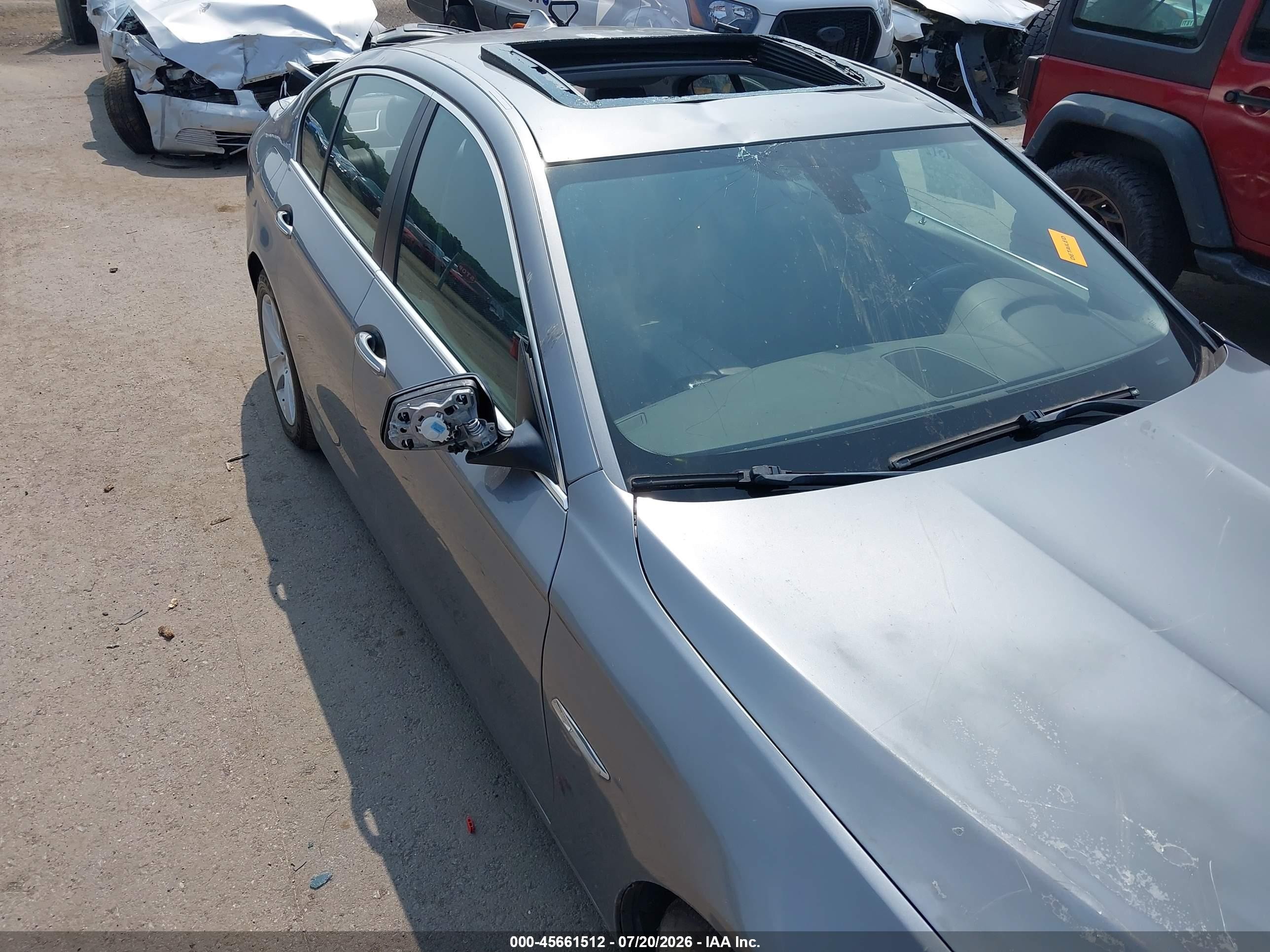 2013 Bmw 528i Xdrive Gray vin: WBAXH5C52DD112032