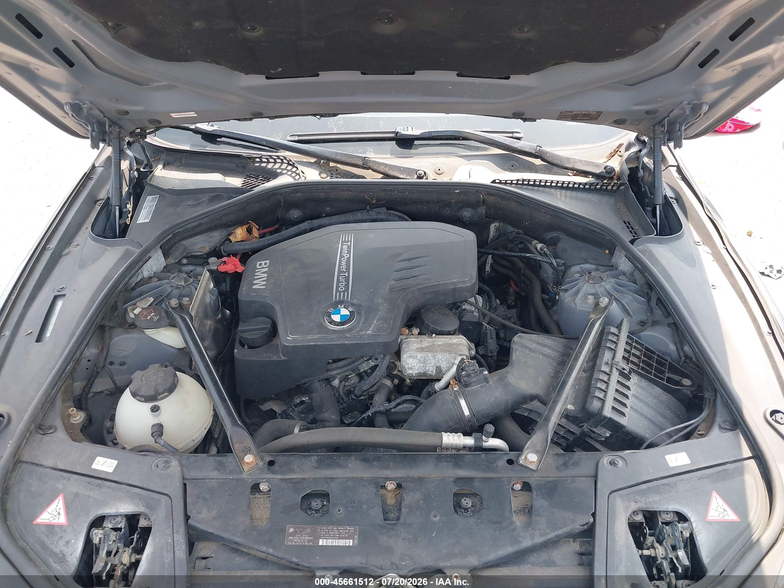 2013 Bmw 528i Xdrive Gray vin: WBAXH5C52DD112032