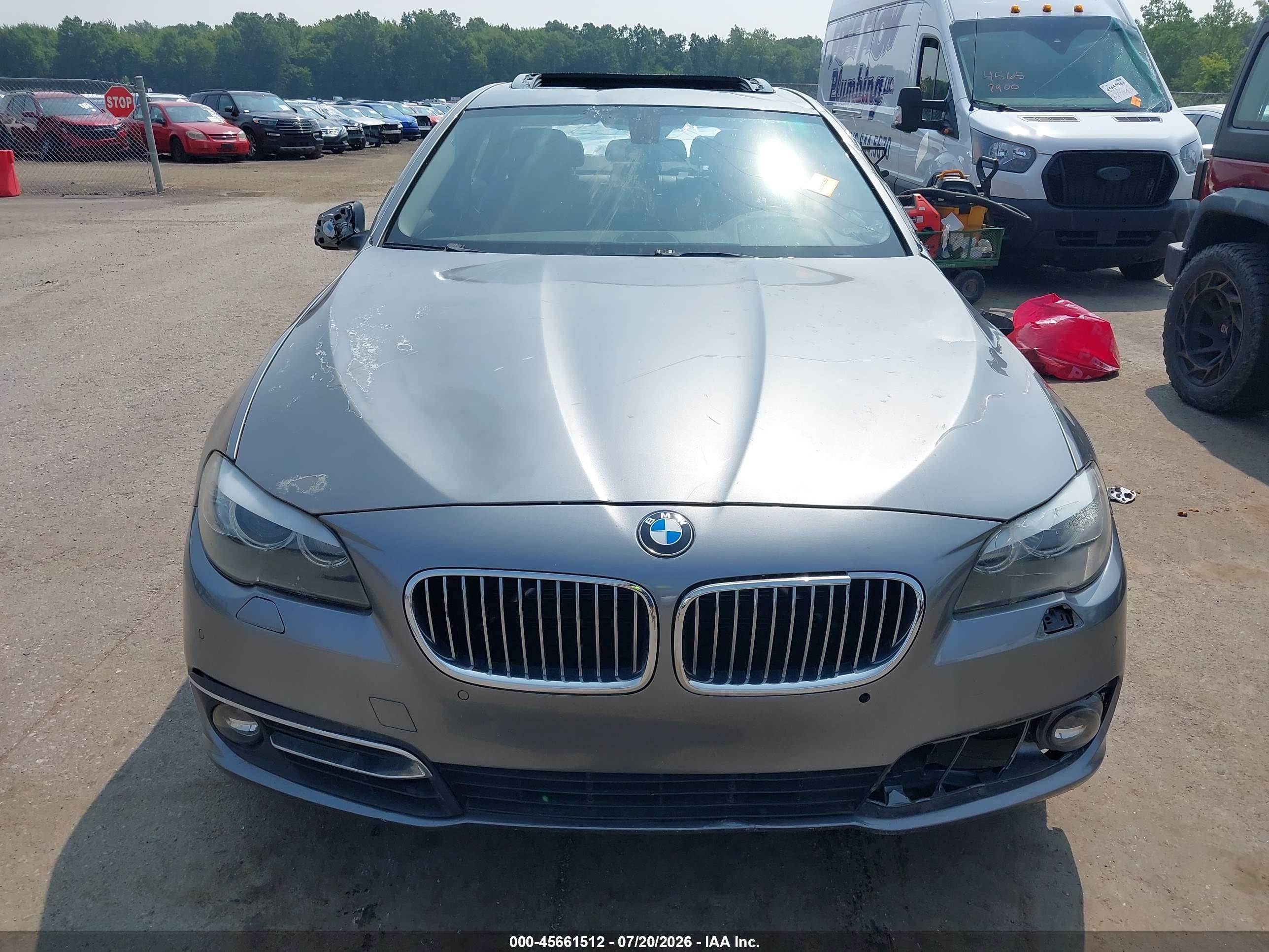 2013 Bmw 528i Xdrive Gray vin: WBAXH5C52DD112032