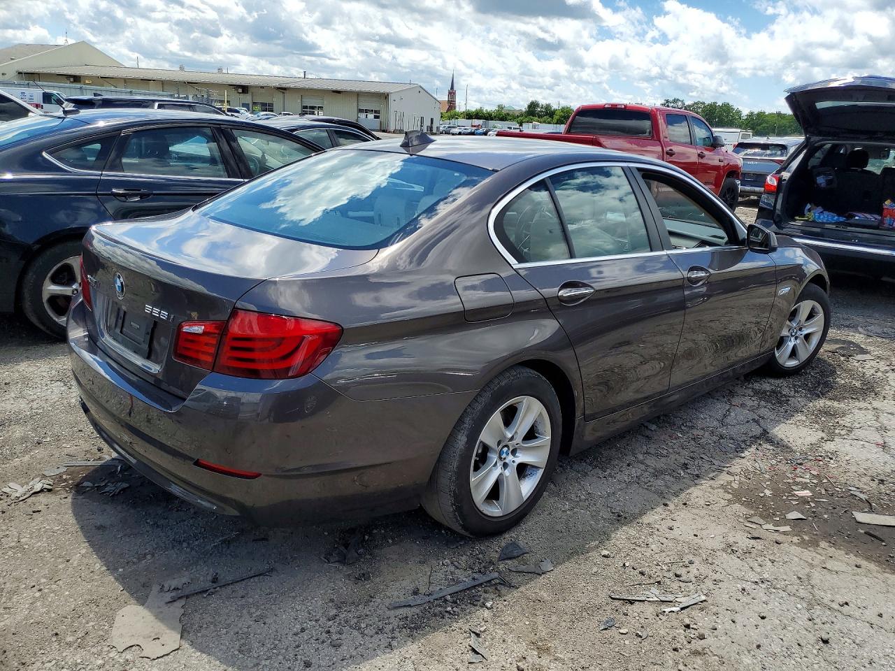 2013 Bmw 528 Xi Brown vin: WBAXH5C52DD113889