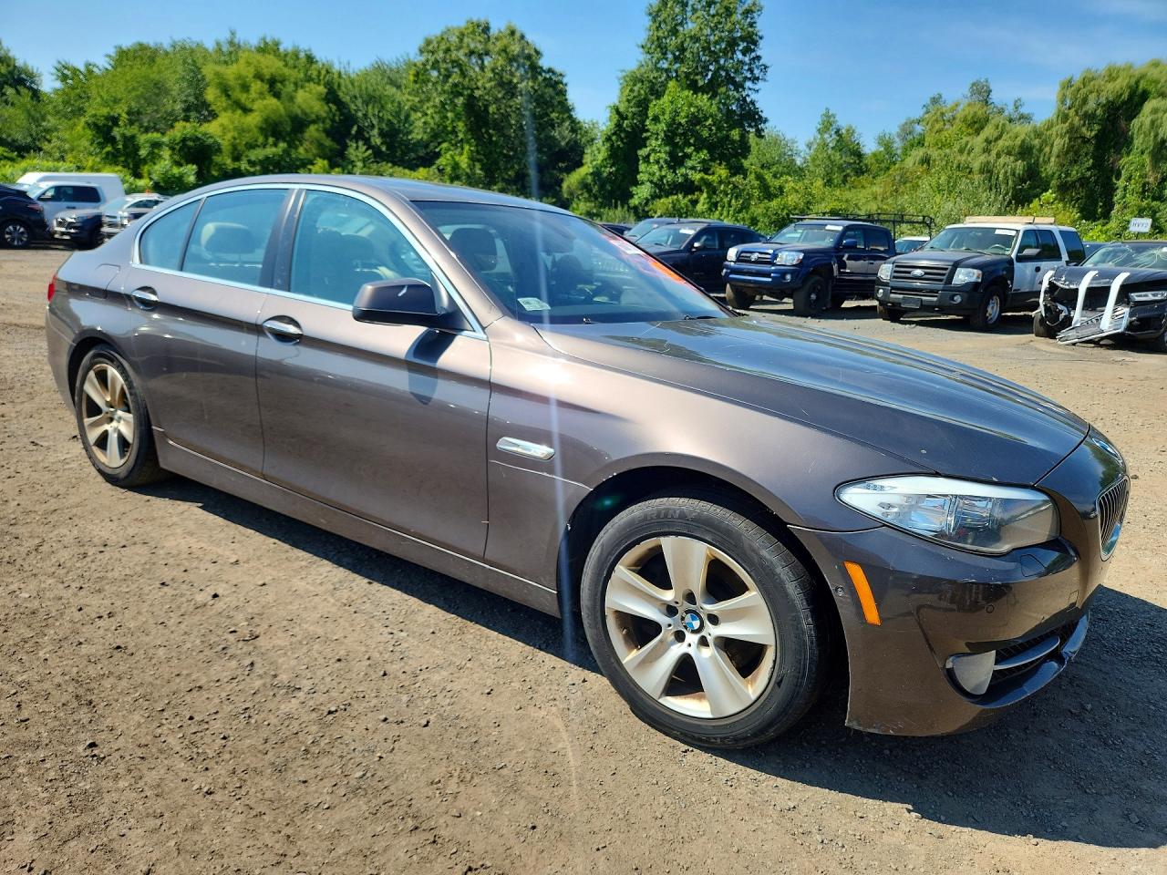 2013 Bmw 528 Xi Gray vin: WBAXH5C52DDW13194