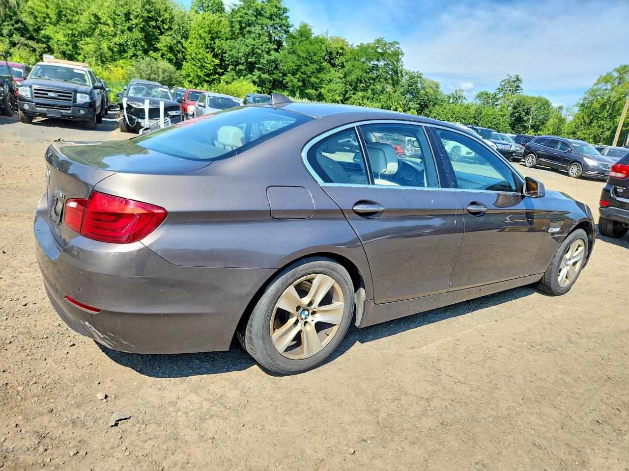 2013 Bmw 528 Xi Gray vin: WBAXH5C52DDW13194