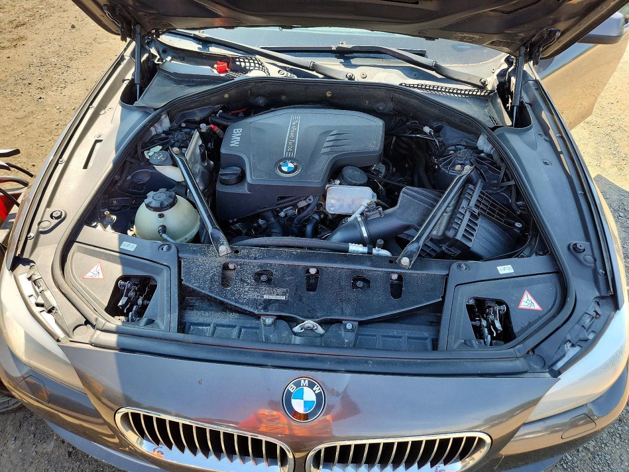 2013 Bmw 528 Xi Gray vin: WBAXH5C52DDW13194