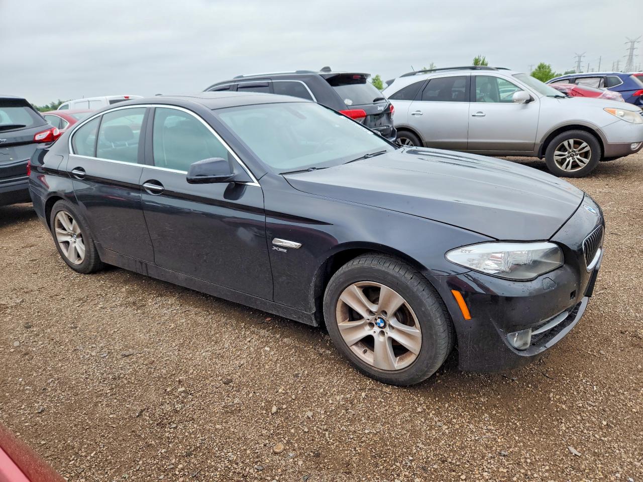 2012 Bmw 528 Xi Black vin: WBAXH5C53CDW04549