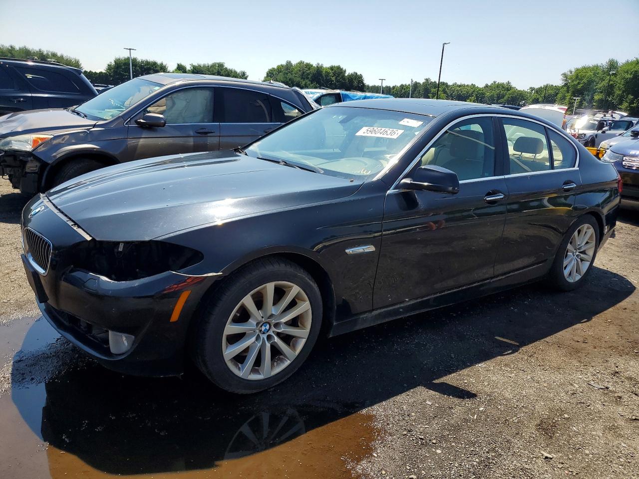 2013 Bmw 528 Xi Black vin: WBAXH5C53DD107714