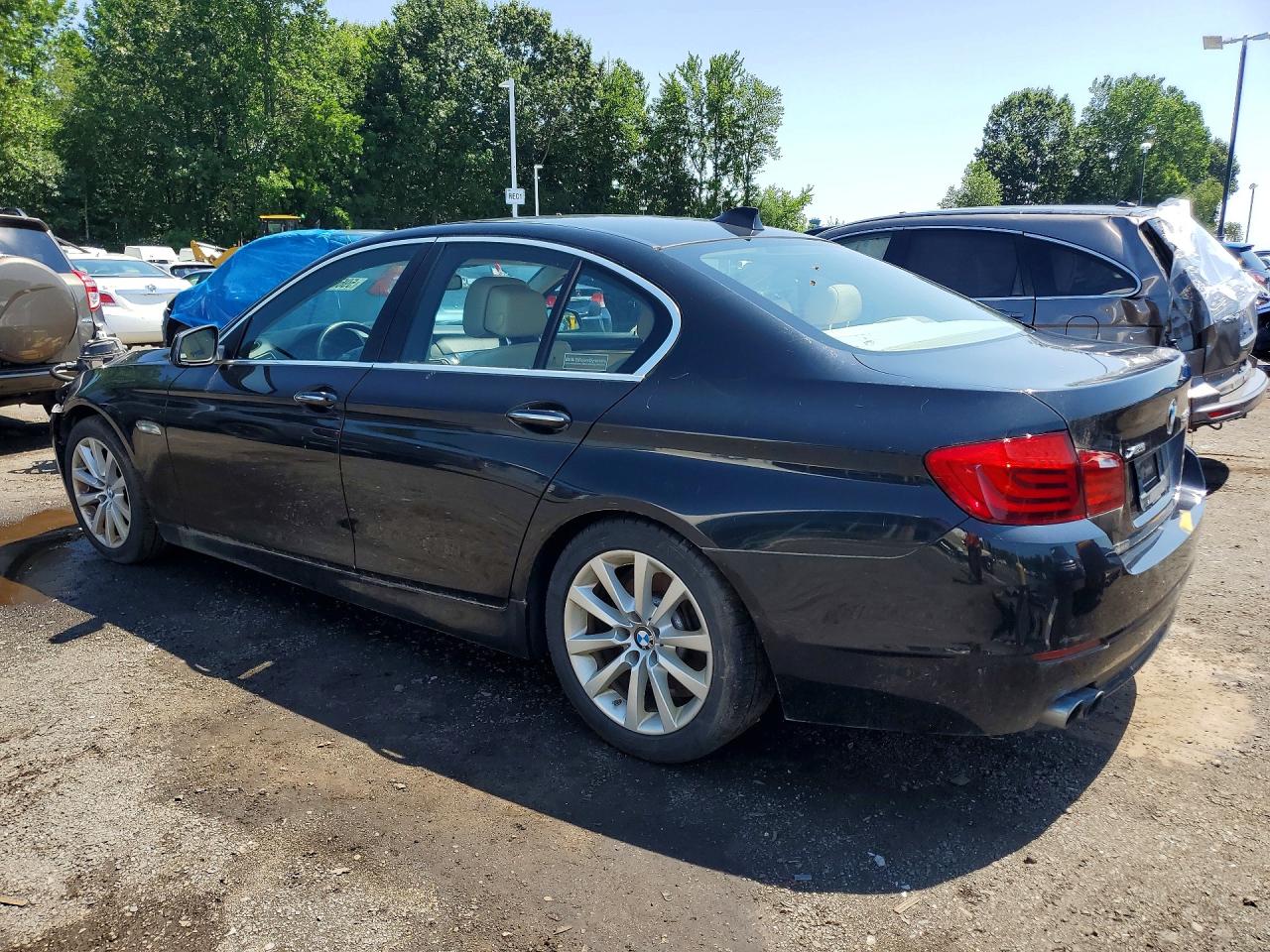 2013 Bmw 528 Xi Black vin: WBAXH5C53DD107714