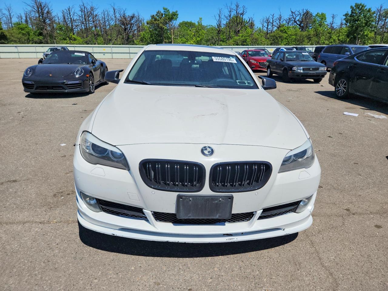 2013 Bmw 528i Белый vin: WBAXH5C53DD114761
