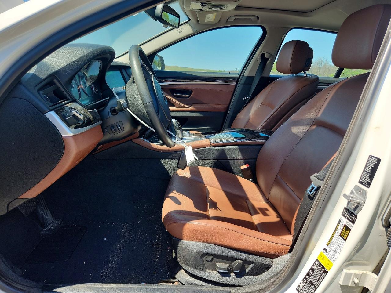 2013 Bmw 528i Белый vin: WBAXH5C53DD114761