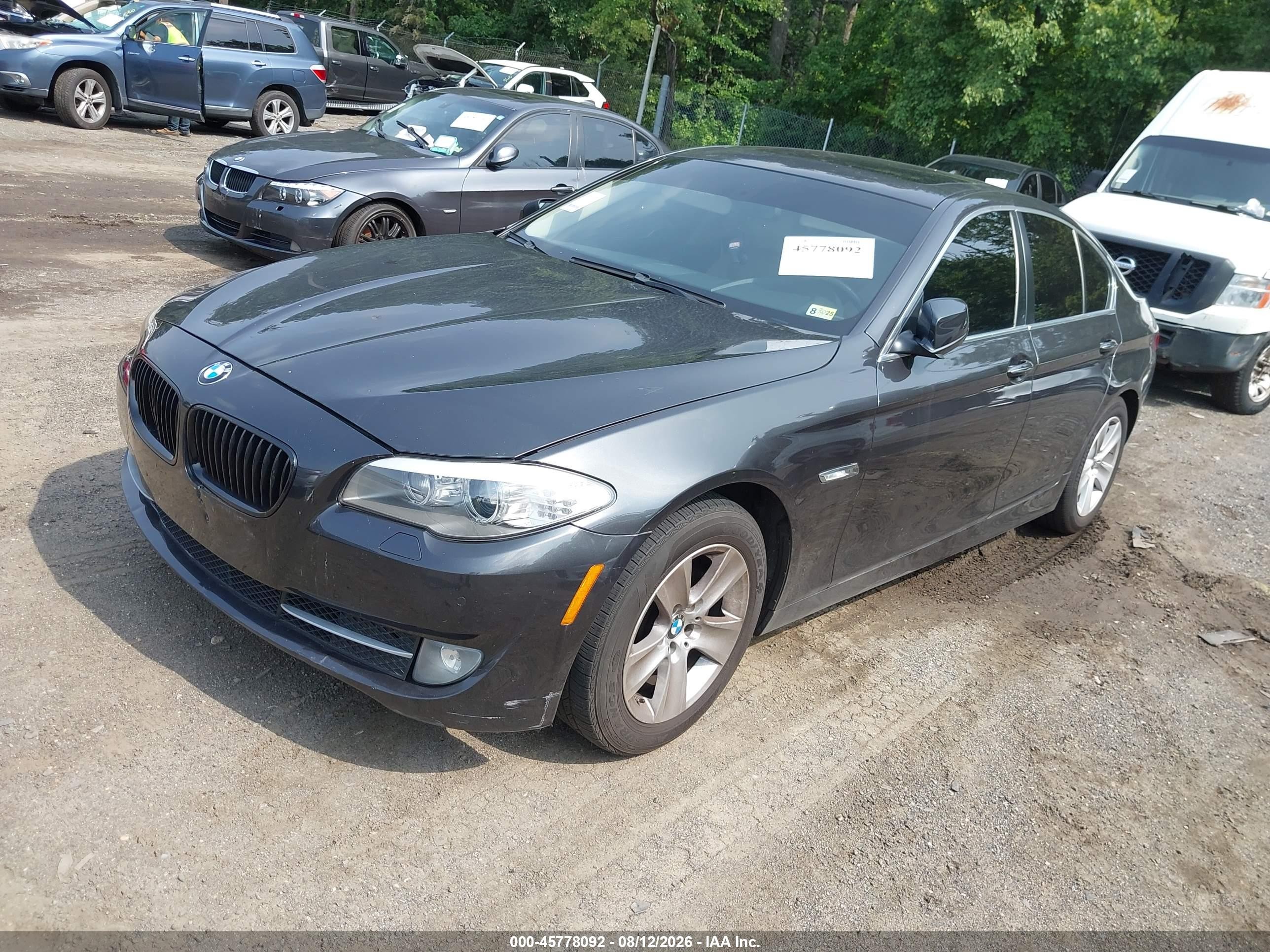 2013 Bmw 528i Xdrive Gray vin: WBAXH5C53DD115408