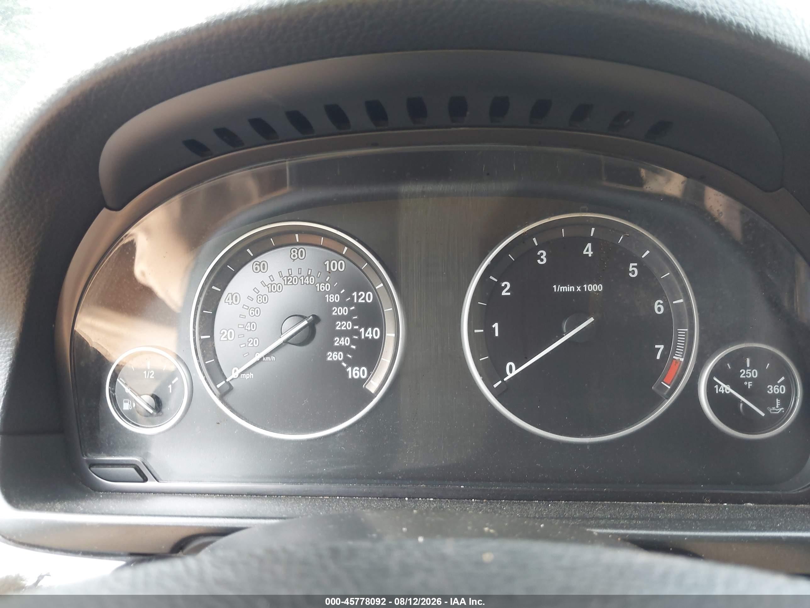2013 Bmw 528i Xdrive Gray vin: WBAXH5C53DD115408