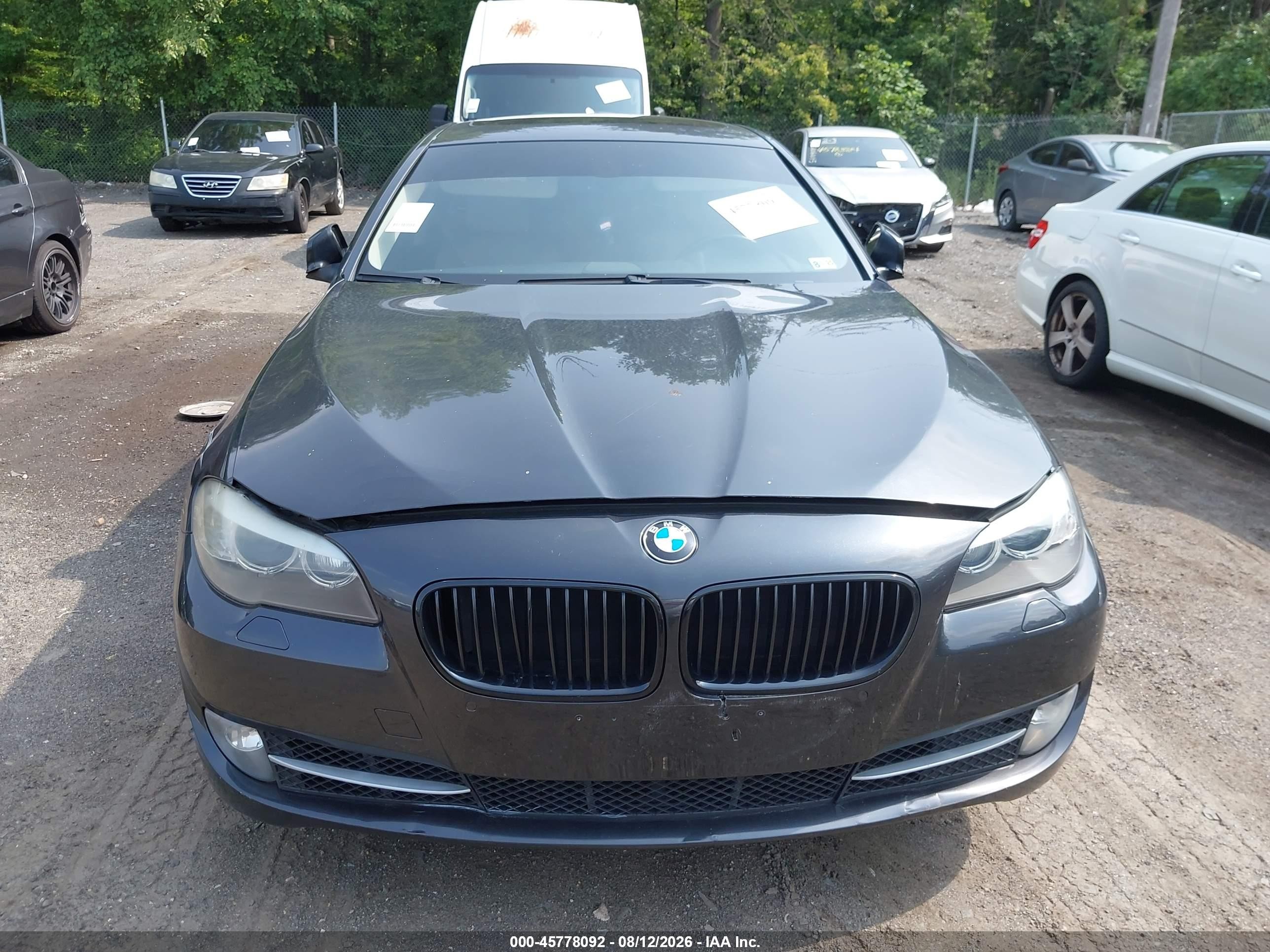 2013 Bmw 528i Xdrive Gray vin: WBAXH5C53DD115408