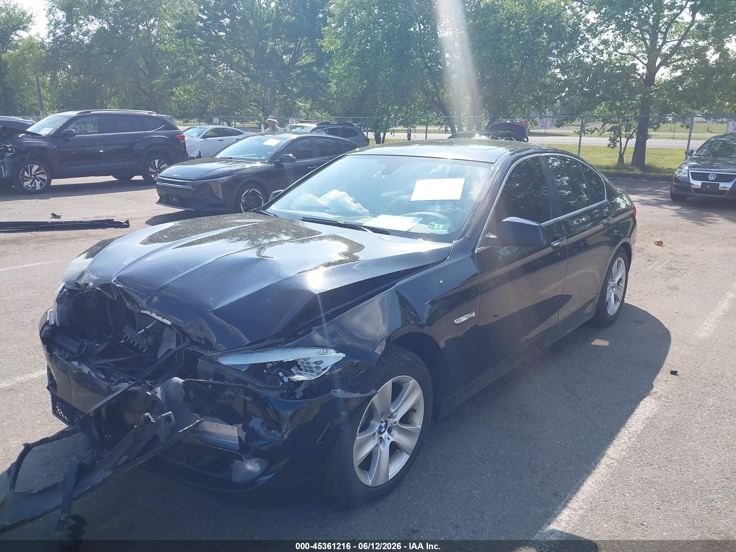 2013 Bmw 528i Xdrive Black vin: WBAXH5C53DDW14810
