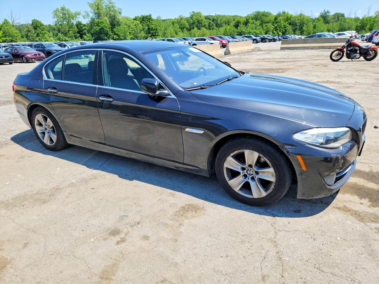 2013 Bmw 528 Xi Charcoal vin: WBAXH5C53DDW16122